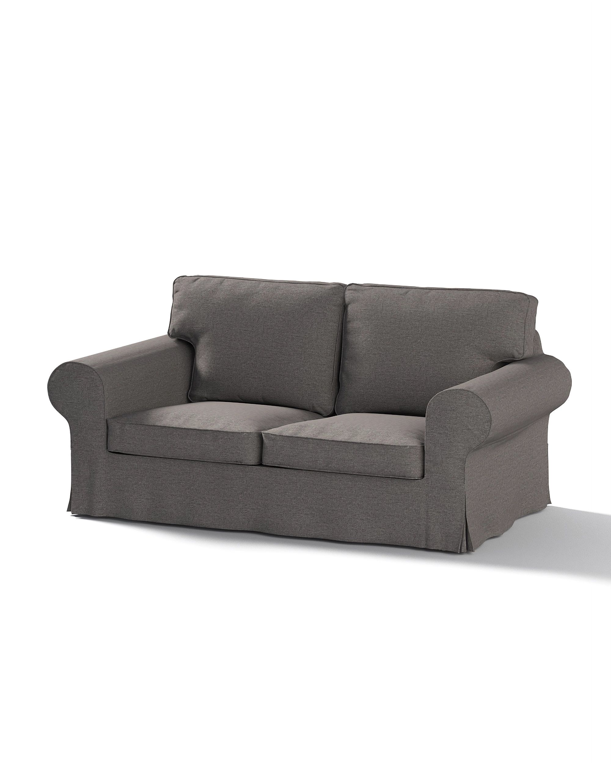 Bezug für Ektorp 2-Sitzer Sofa nicht ausklappbar Farbe grau Stoff strukturiert