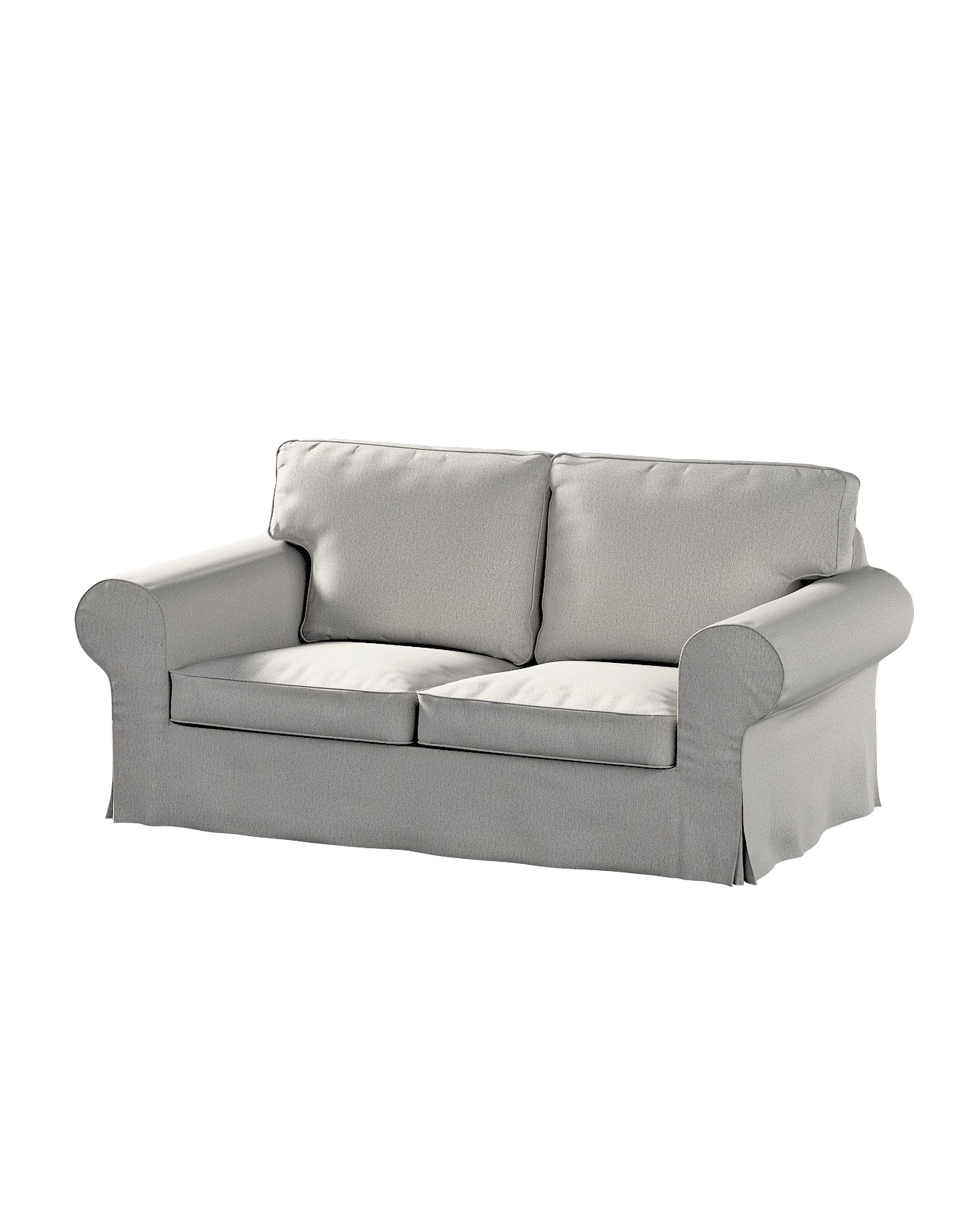 Bezug für Ektorp 2-Sitzer Sofa nicht ausklappbar Farbe grau Stoff strukturiert