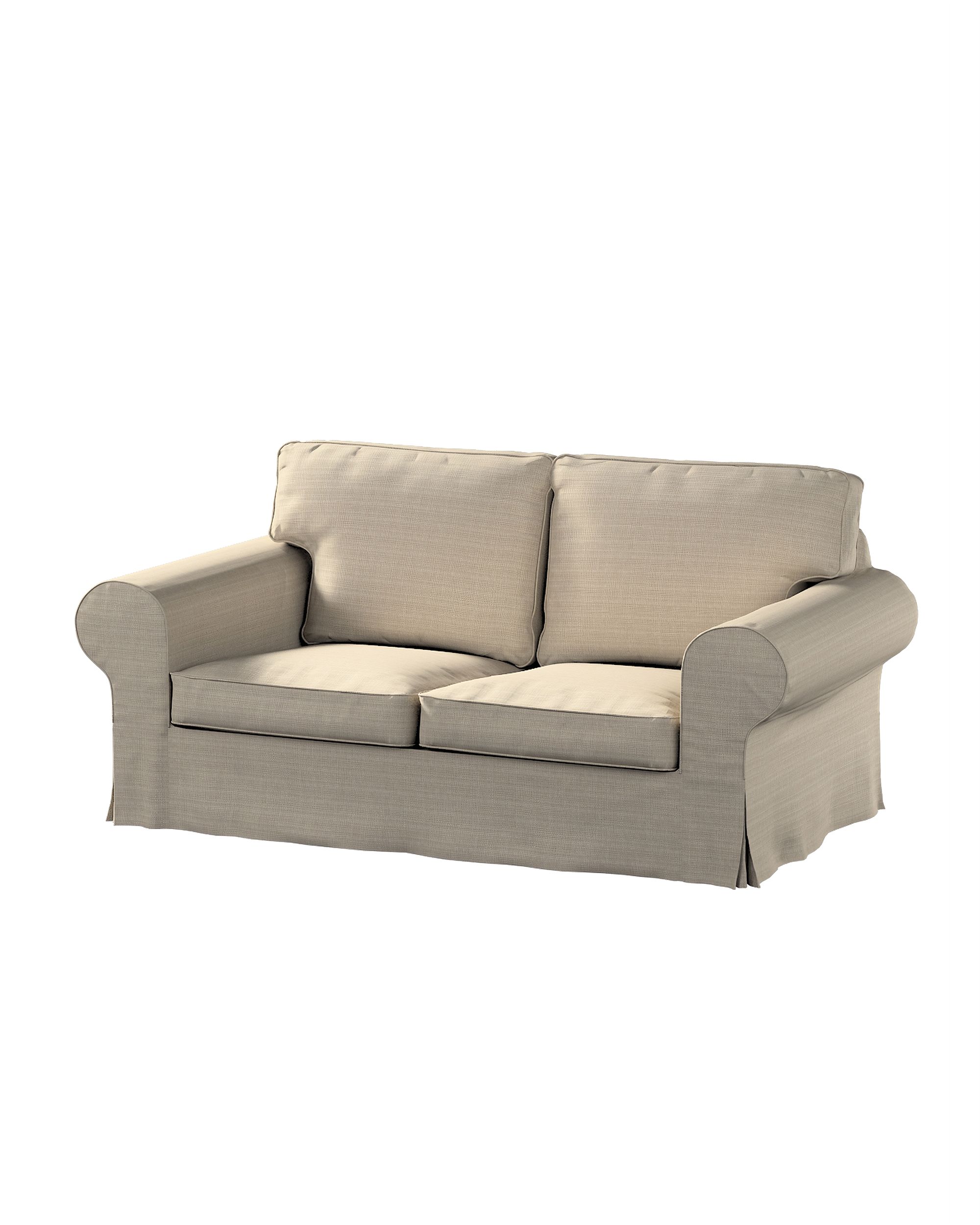 Bezug für Ektorp 2-Sitzer Sofa nicht ausklappbar Farbe beige Stoff strukturiert