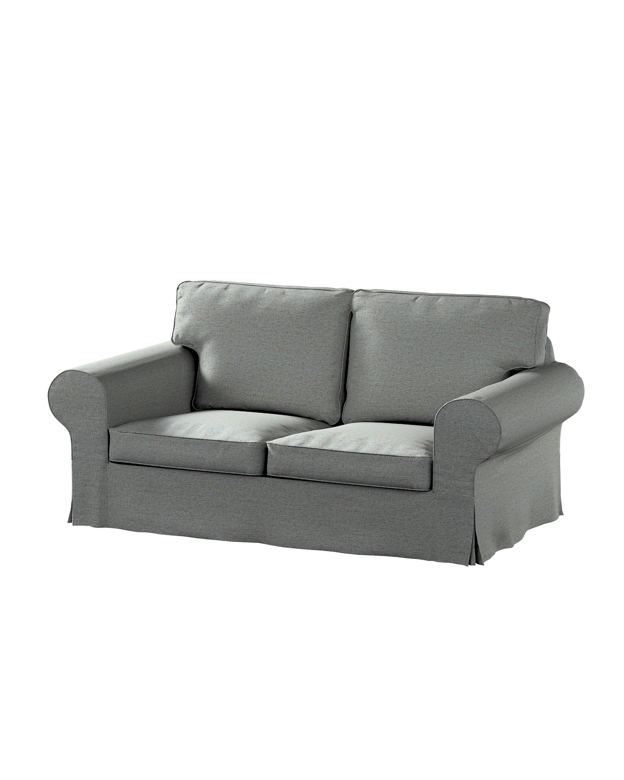 Bezug für Ektorp 2-Sitzer Sofa nicht ausklappbar Farbe blau Stoff strukturiert