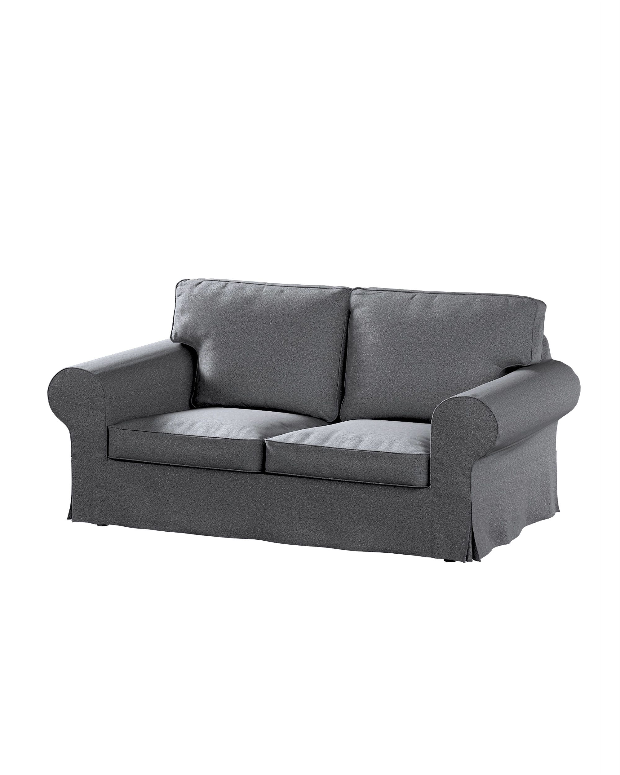 Bezug für Ektorp 2-Sitzer Sofa nicht ausklappbar Farbe grau Stoff strukturiert