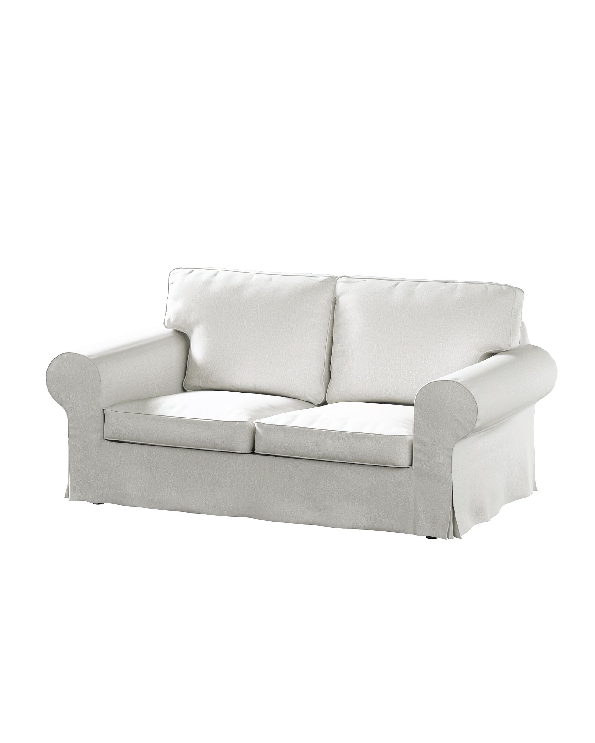 Bezug für Ektorp 2-Sitzer Sofa nicht ausklappbar Farbe creme Stoff strukturiert