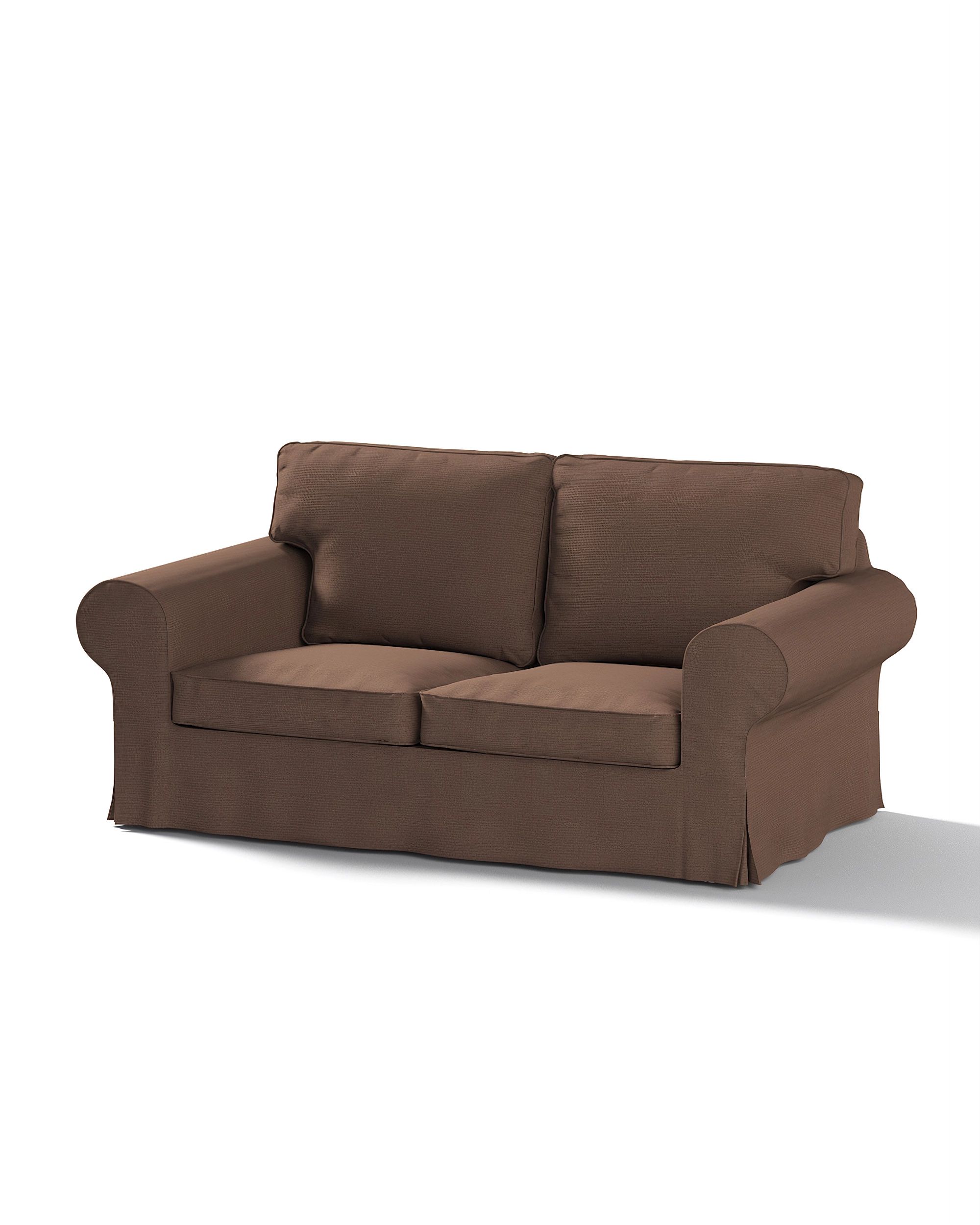 Bezug für Ektorp 2-Sitzer Sofa nicht ausklappbar Farbe braun Stoff strukturiert