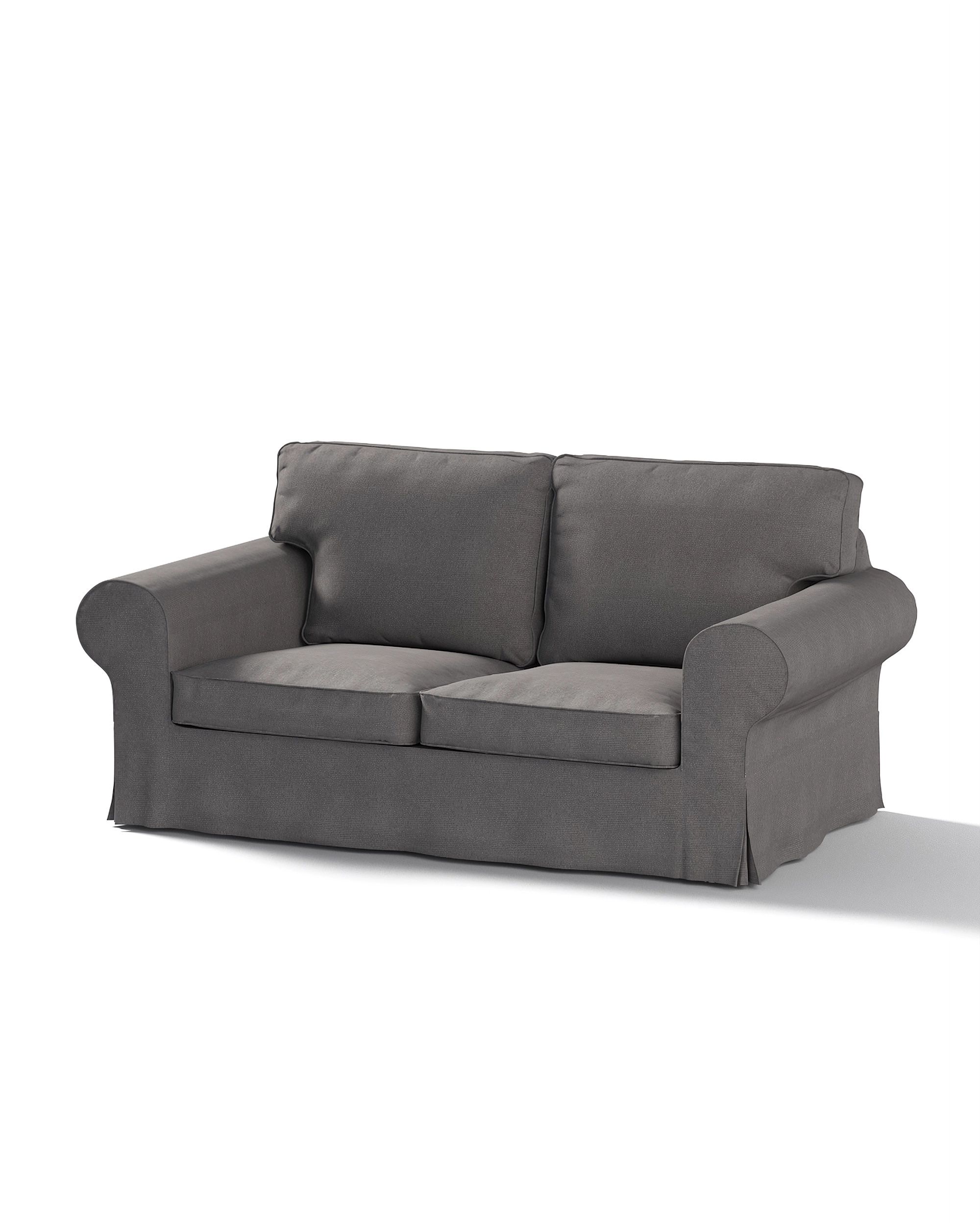 Bezug für Ektorp 2-Sitzer Sofa nicht ausklappbar Farbe grau Stoff strukturiert