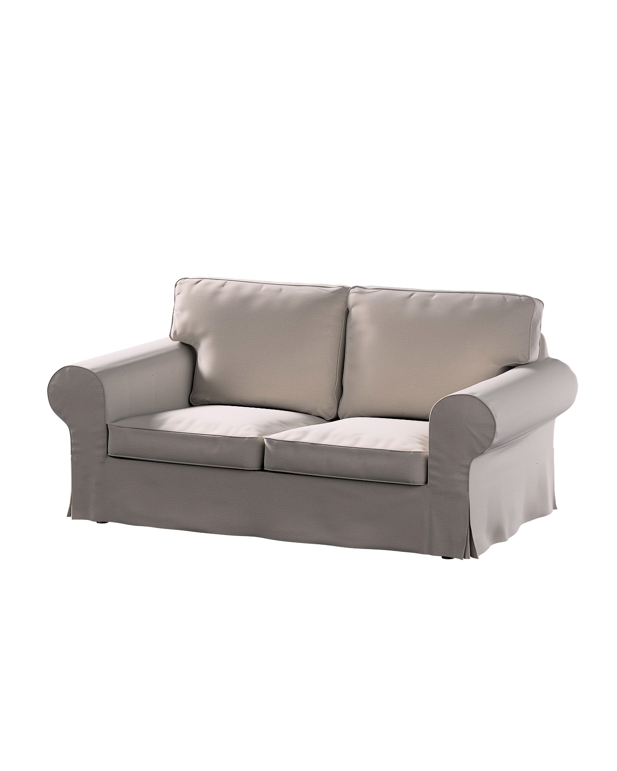 Bezug für Ektorp 2-Sitzer Sofa nicht ausklappbar Farbe beige Stoff samt