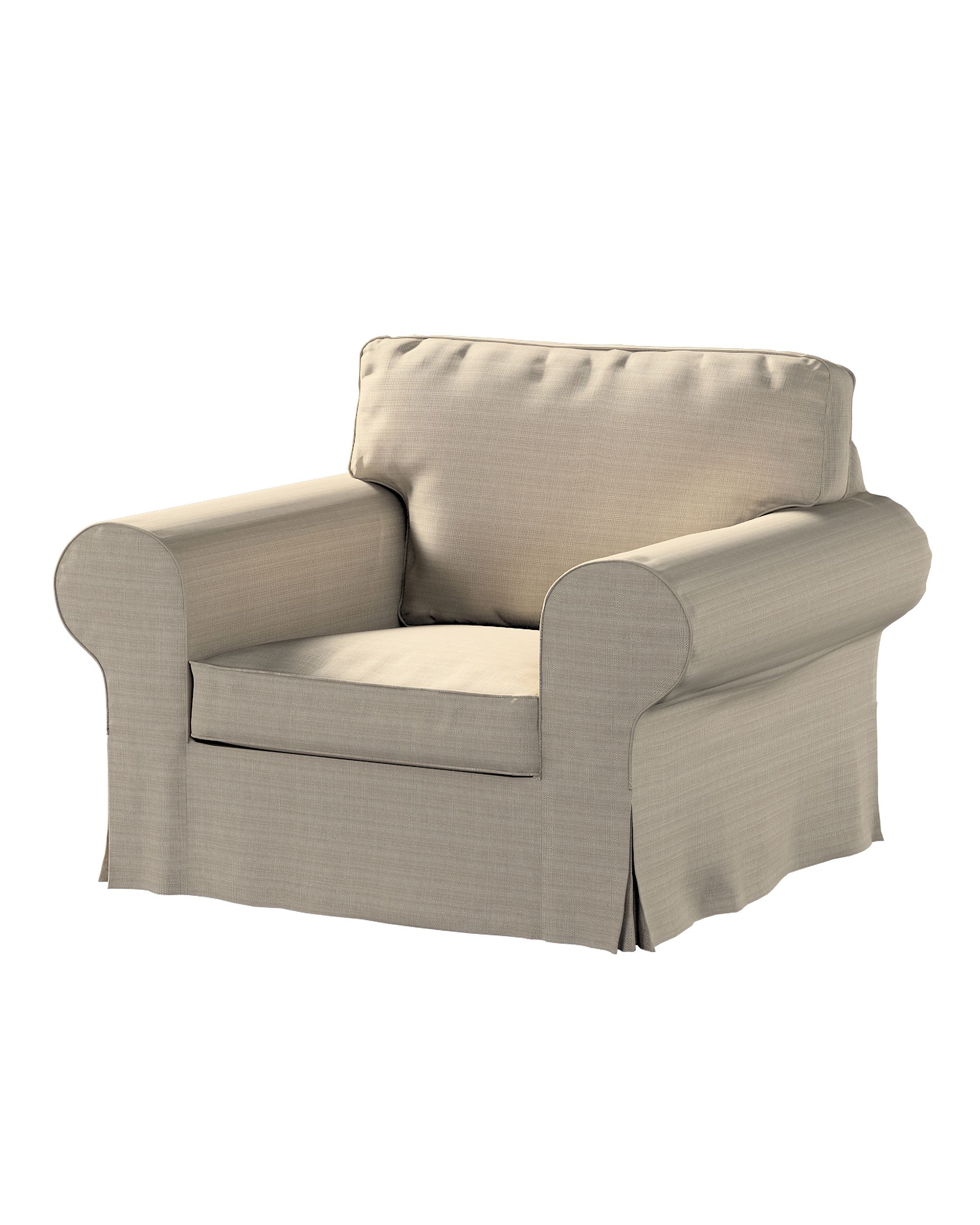 Bezug für Ektorp Sessel Farbe beige Stoff strukturiert