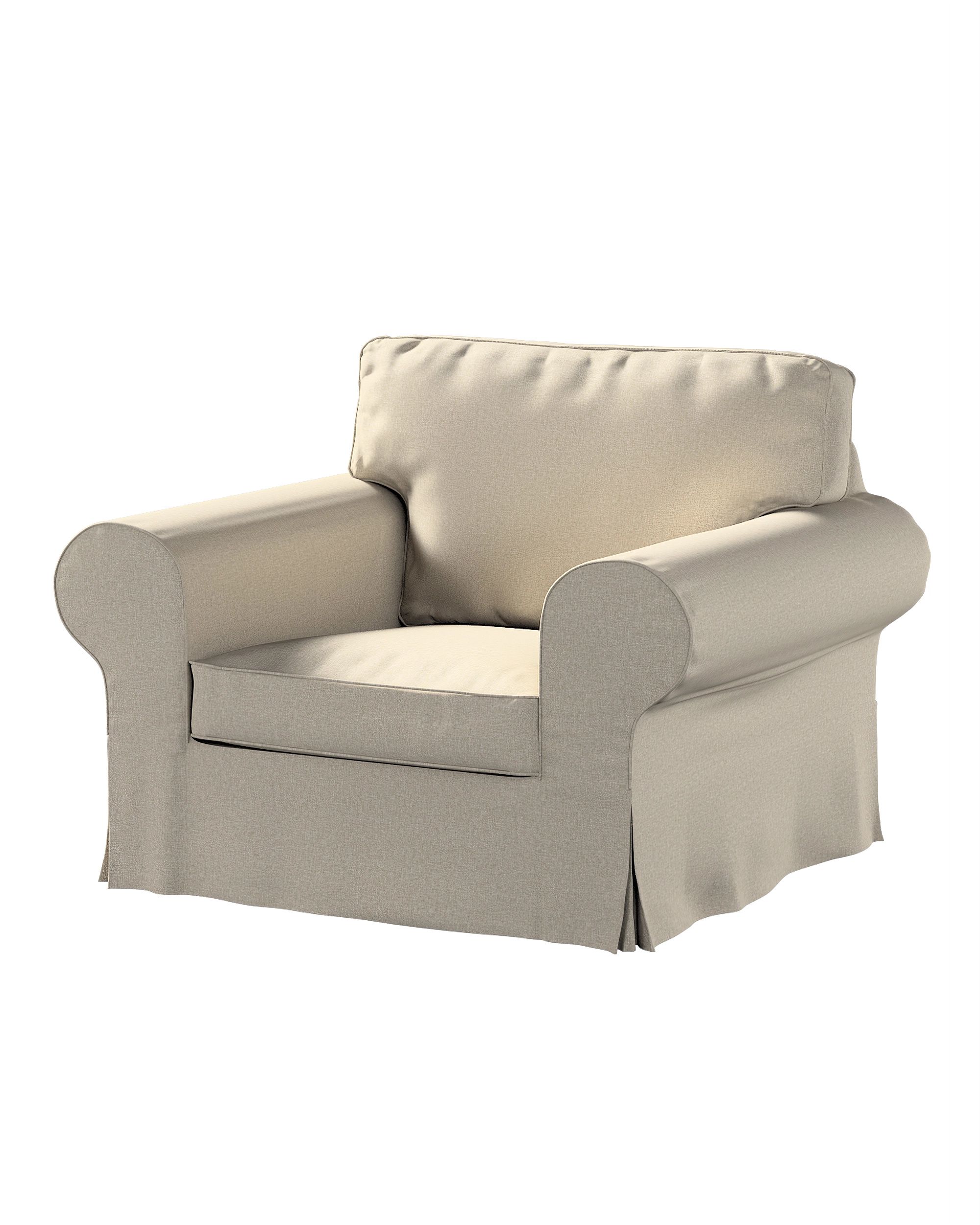 Bezug für Ektorp Sessel Farbe beige Stoff strukturiert
