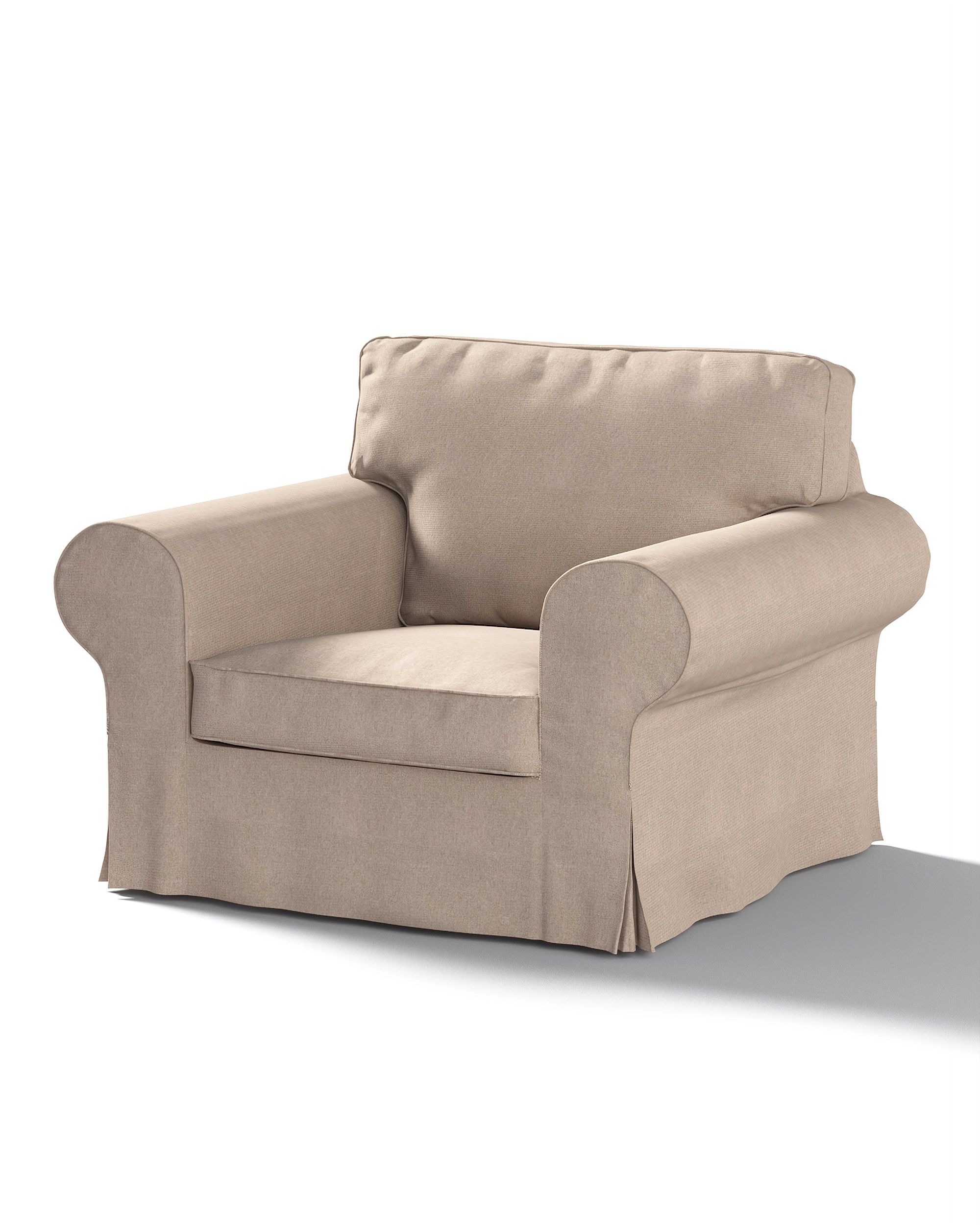 Bezug für Ektorp Sessel Farbe beige Stoff strukturiert