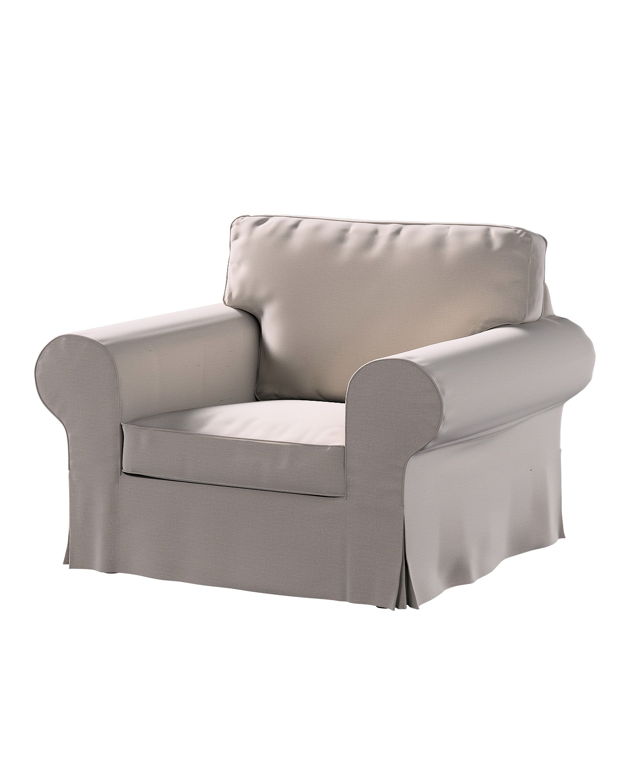 Bezug für Ektorp Sessel Farbe beige Stoff samt