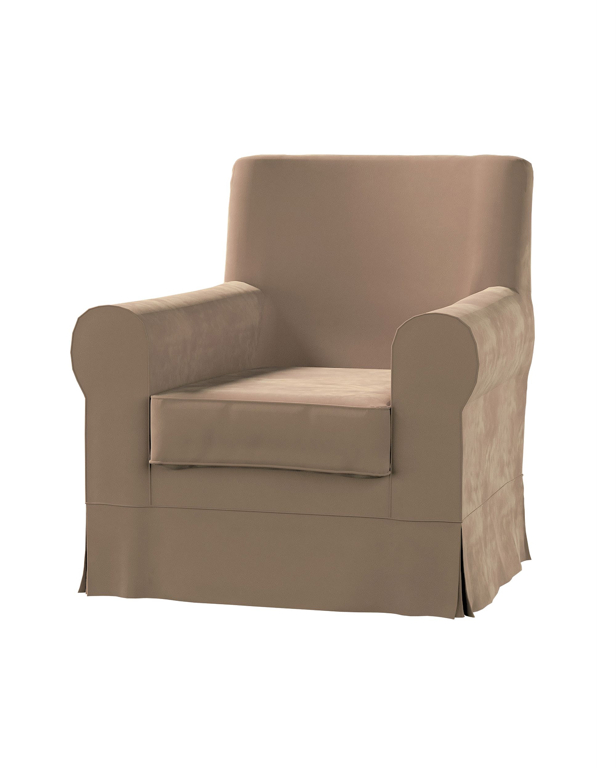 Bezug für Ektorp Jennylund Sessel Farbe beige Stoff glänzend, samt