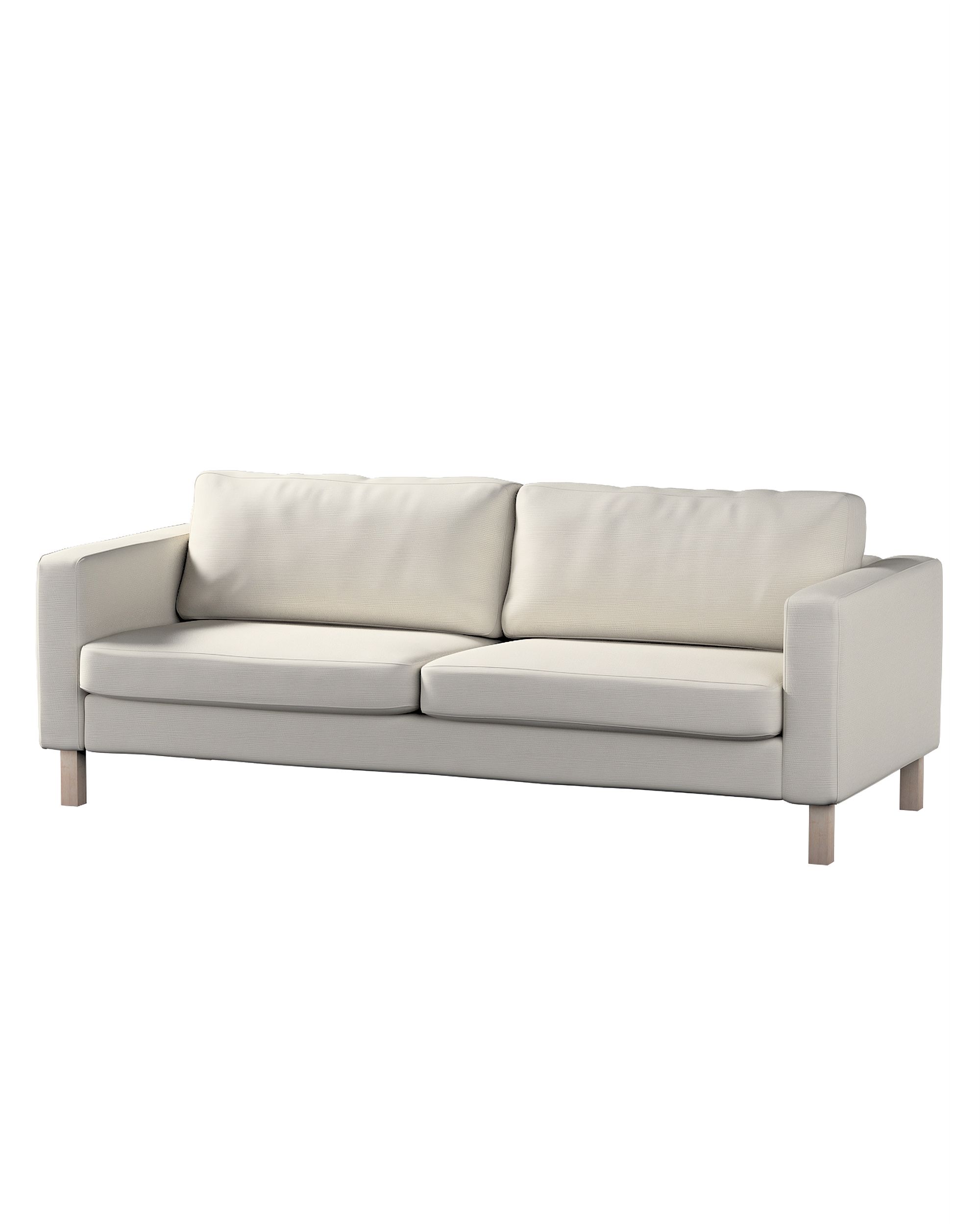 Bezug für Karlstad 3-Sitzer Sofa nicht ausklappbar, kurz Farbe grau