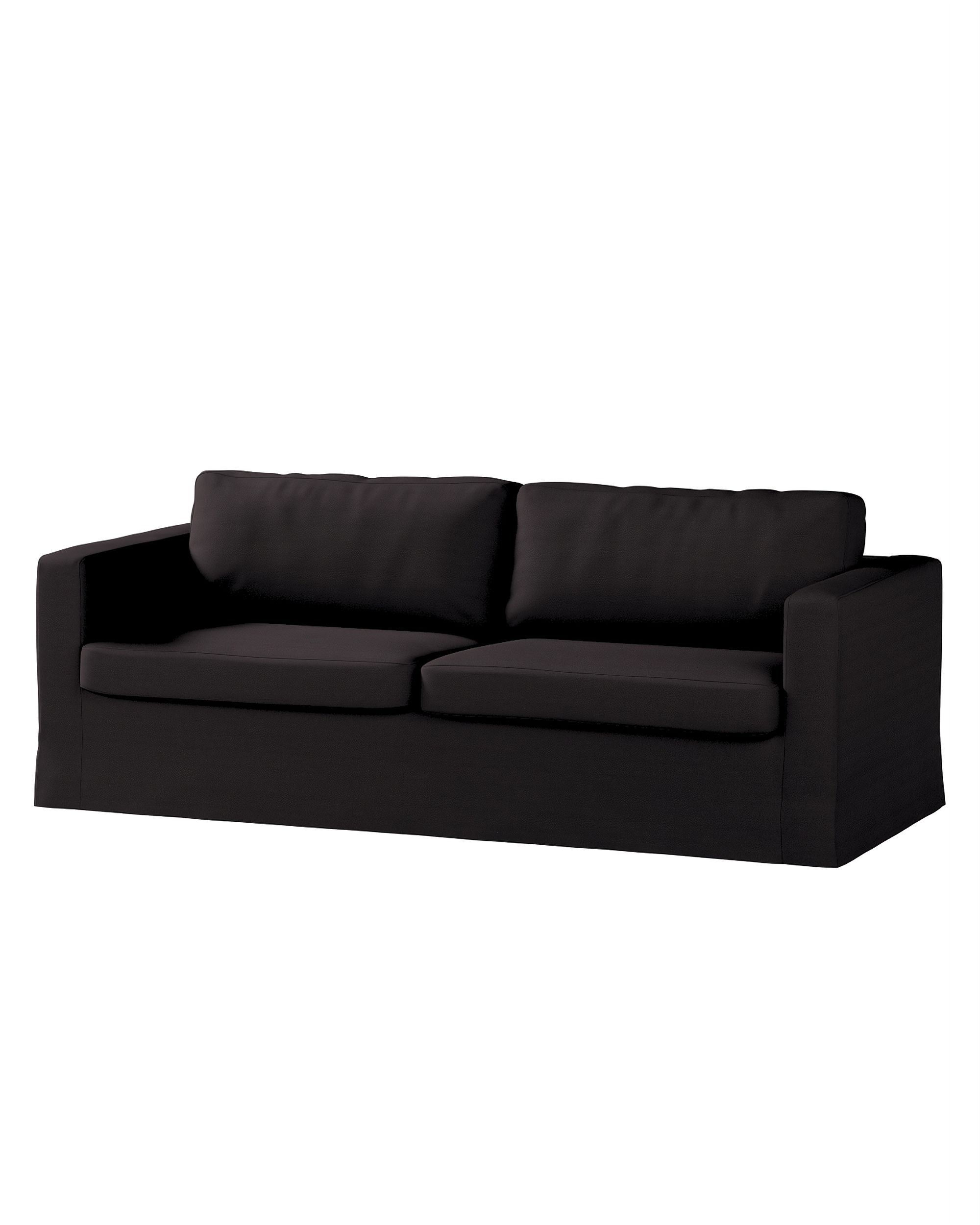 Bezug für Karlstad 3-Sitzer Sofa nicht ausklappbar, lang Farbe grau