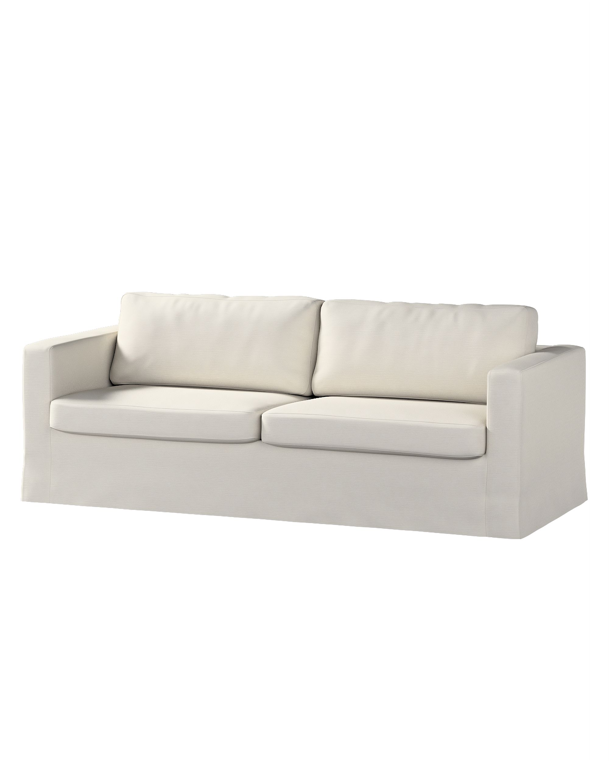 Bezug für Karlstad 3-Sitzer Sofa nicht ausklappbar, lang Farbe grau