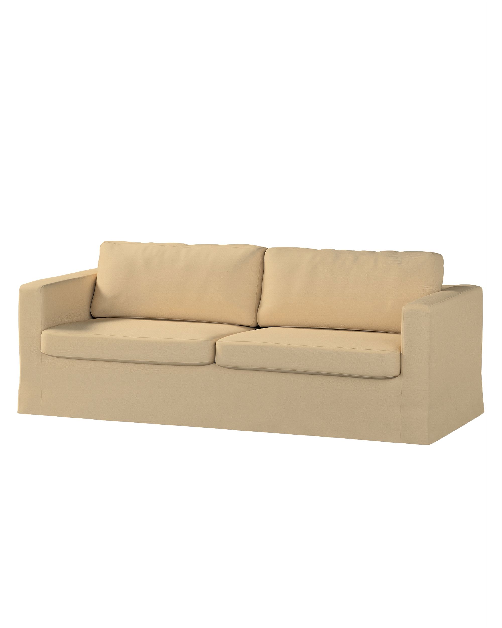 Bezug für Karlstad 3-Sitzer Sofa nicht ausklappbar, lang Farbe beige