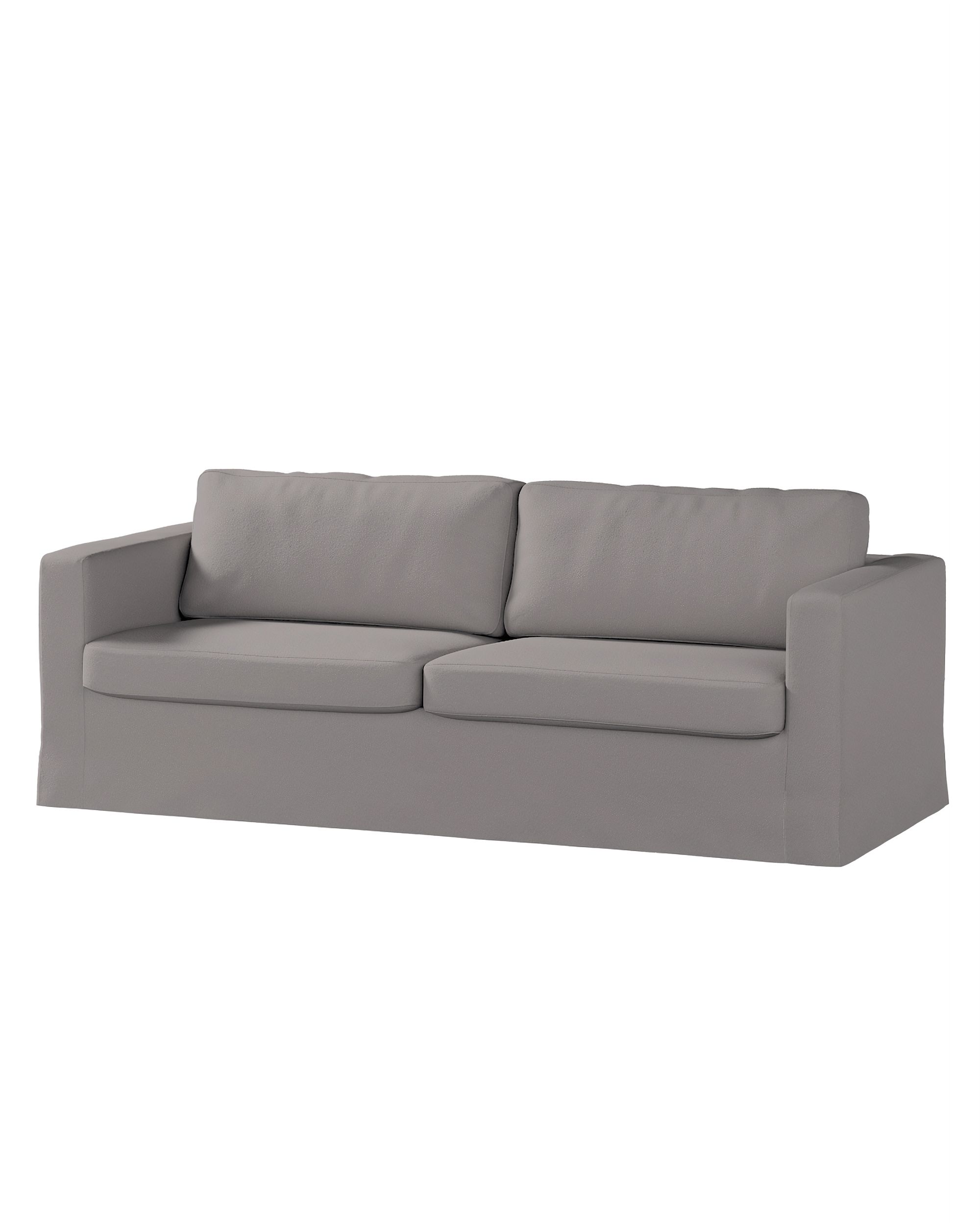 Bezug für Karlstad 3-Sitzer Sofa nicht ausklappbar, lang Farbe beige Stoff strukturiert
