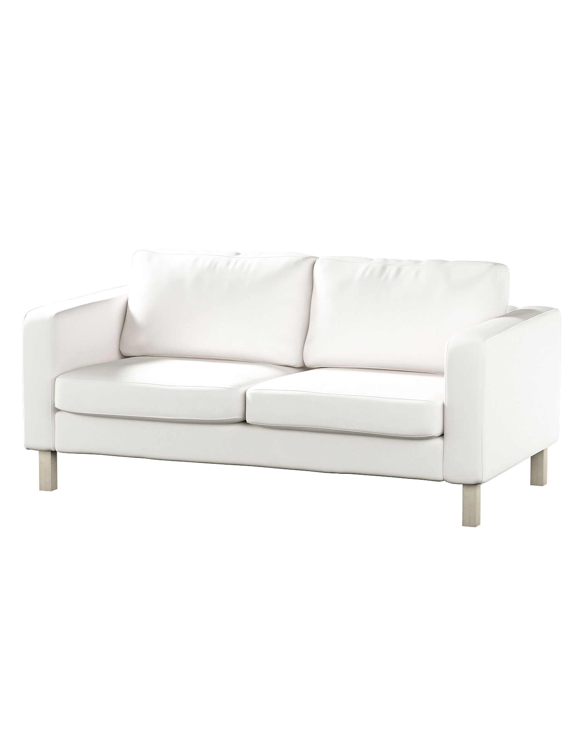 Bezug für Karlstad 2-Sitzer Sofa nicht ausklappbar Farbe weiß