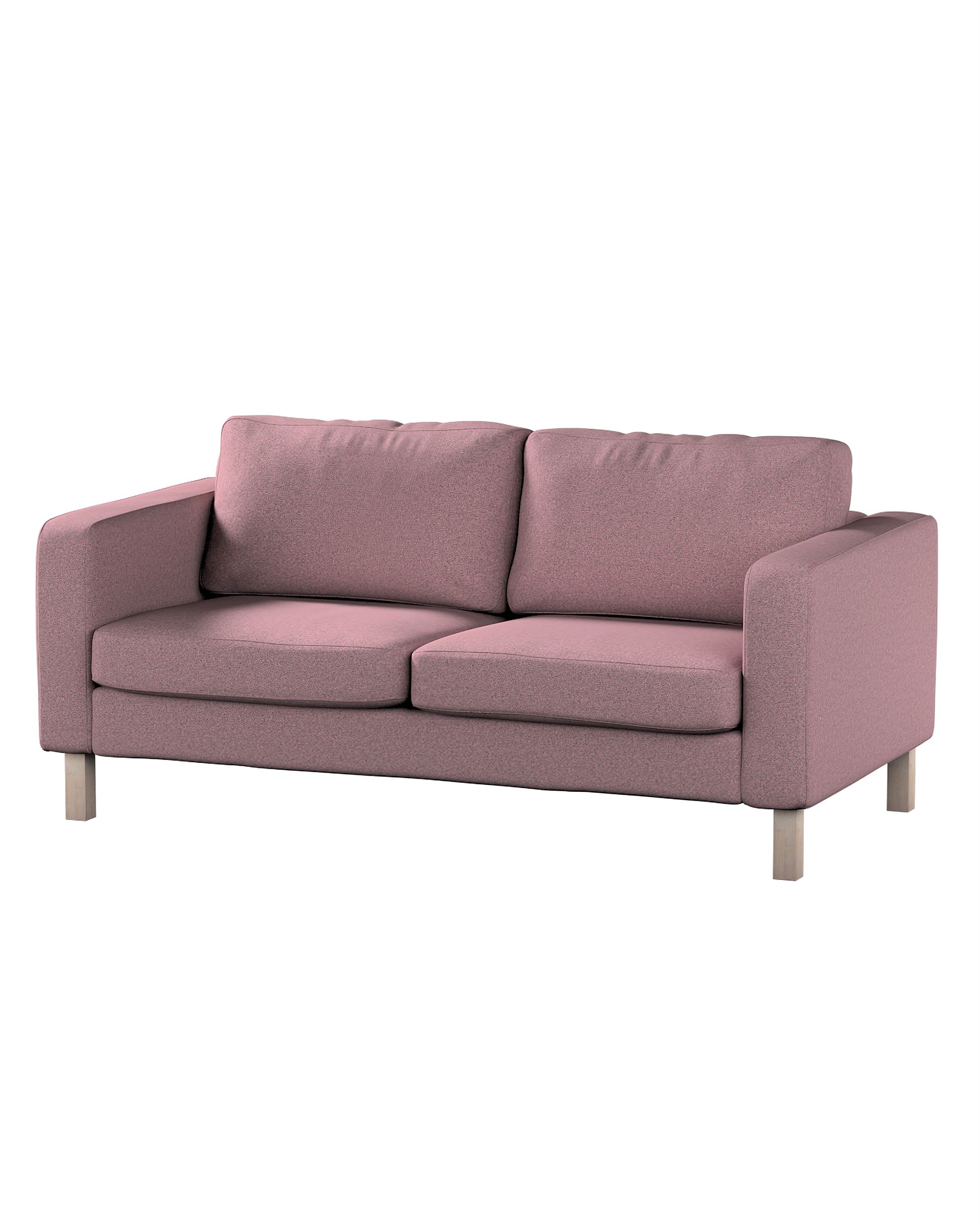 Bezug für Karlstad 2-Sitzer Sofa nicht ausklappbar Farbe rosa Stoff strukturiert