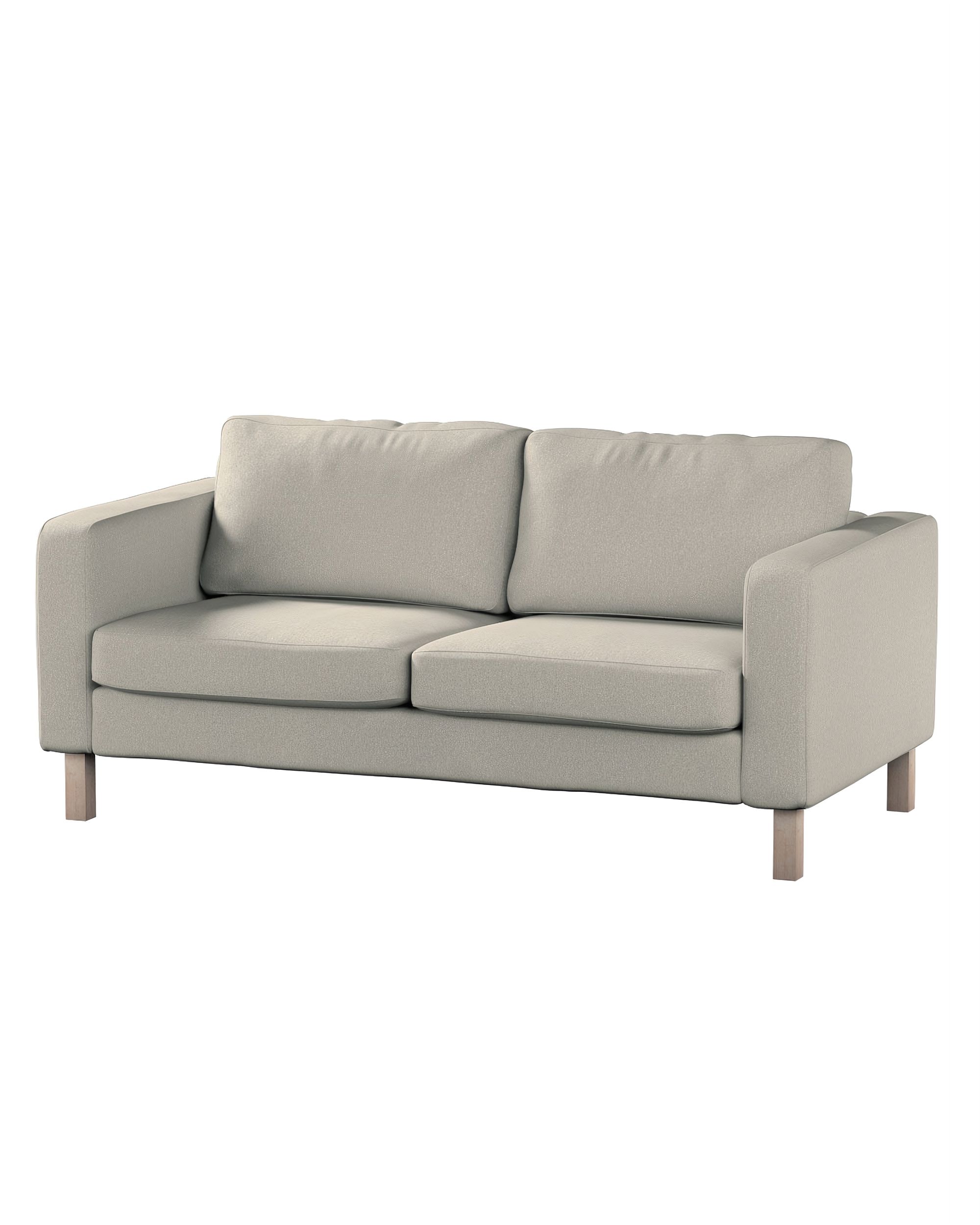 Bezug für Karlstad 2-Sitzer Sofa nicht ausklappbar Farbe beige Stoff strukturiert