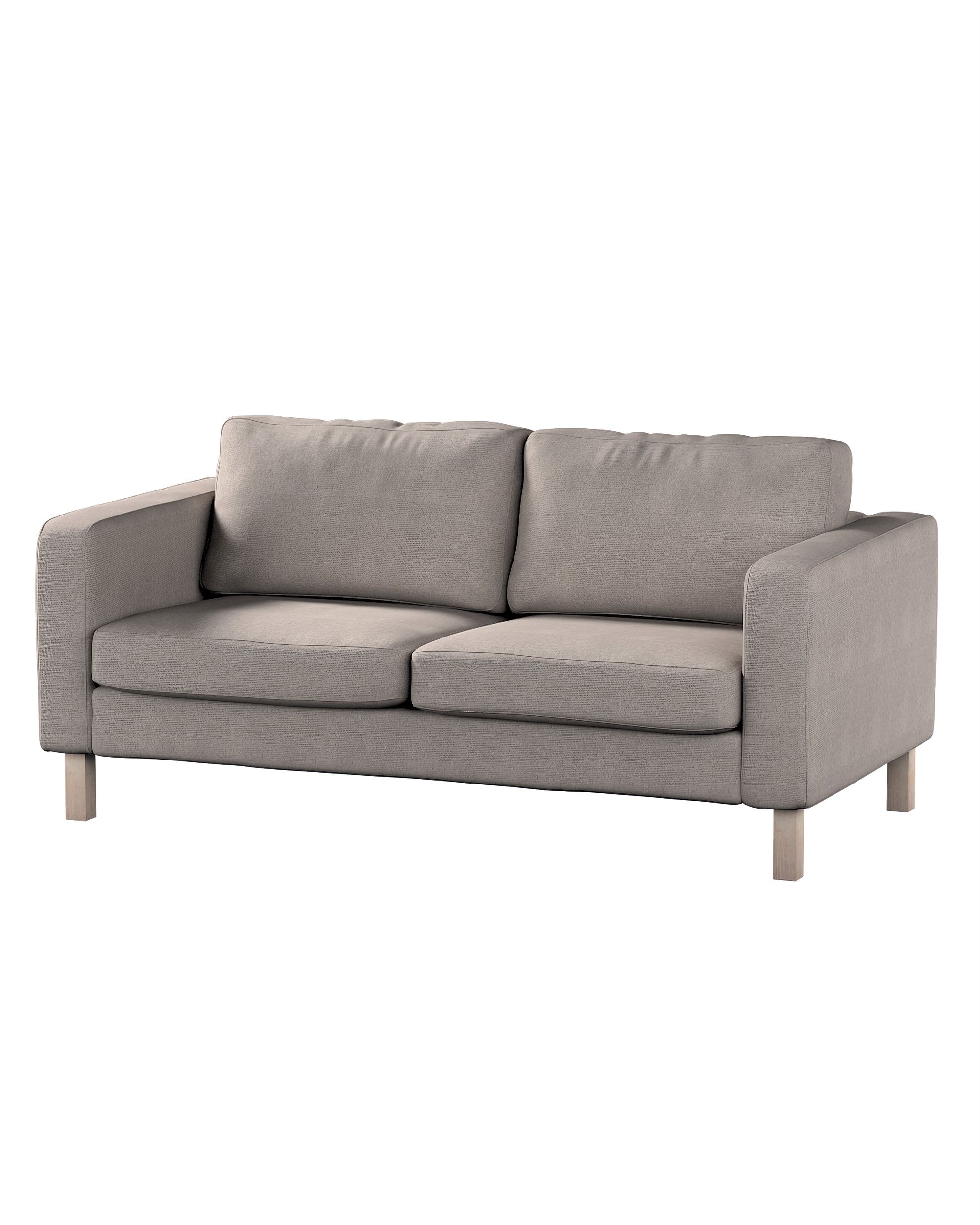 Bezug für Karlstad 2-Sitzer Sofa nicht ausklappbar Farbe beige Stoff strukturiert