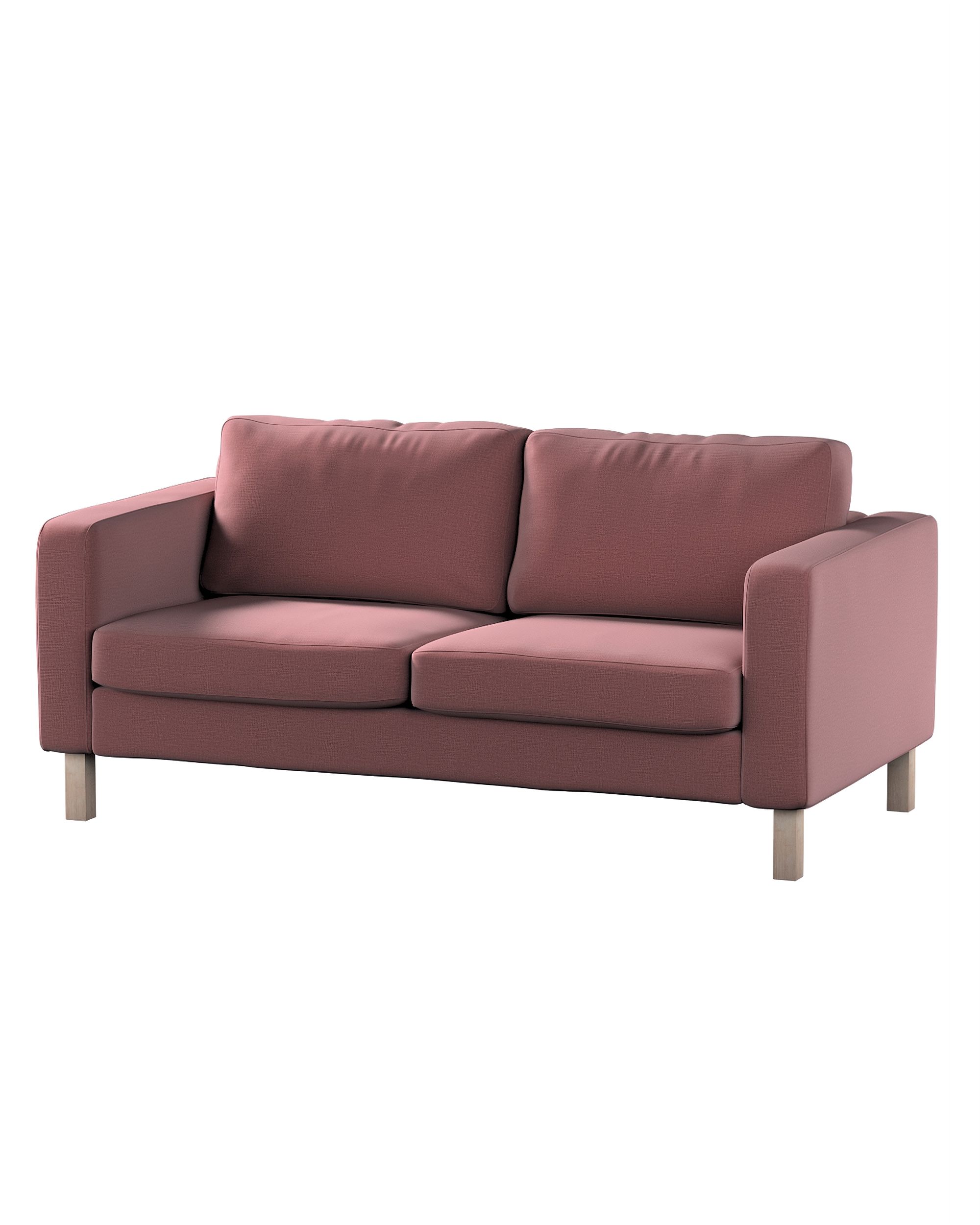 Bezug für Karlstad 2-Sitzer Sofa nicht ausklappbar Farbe violett Stoff samt