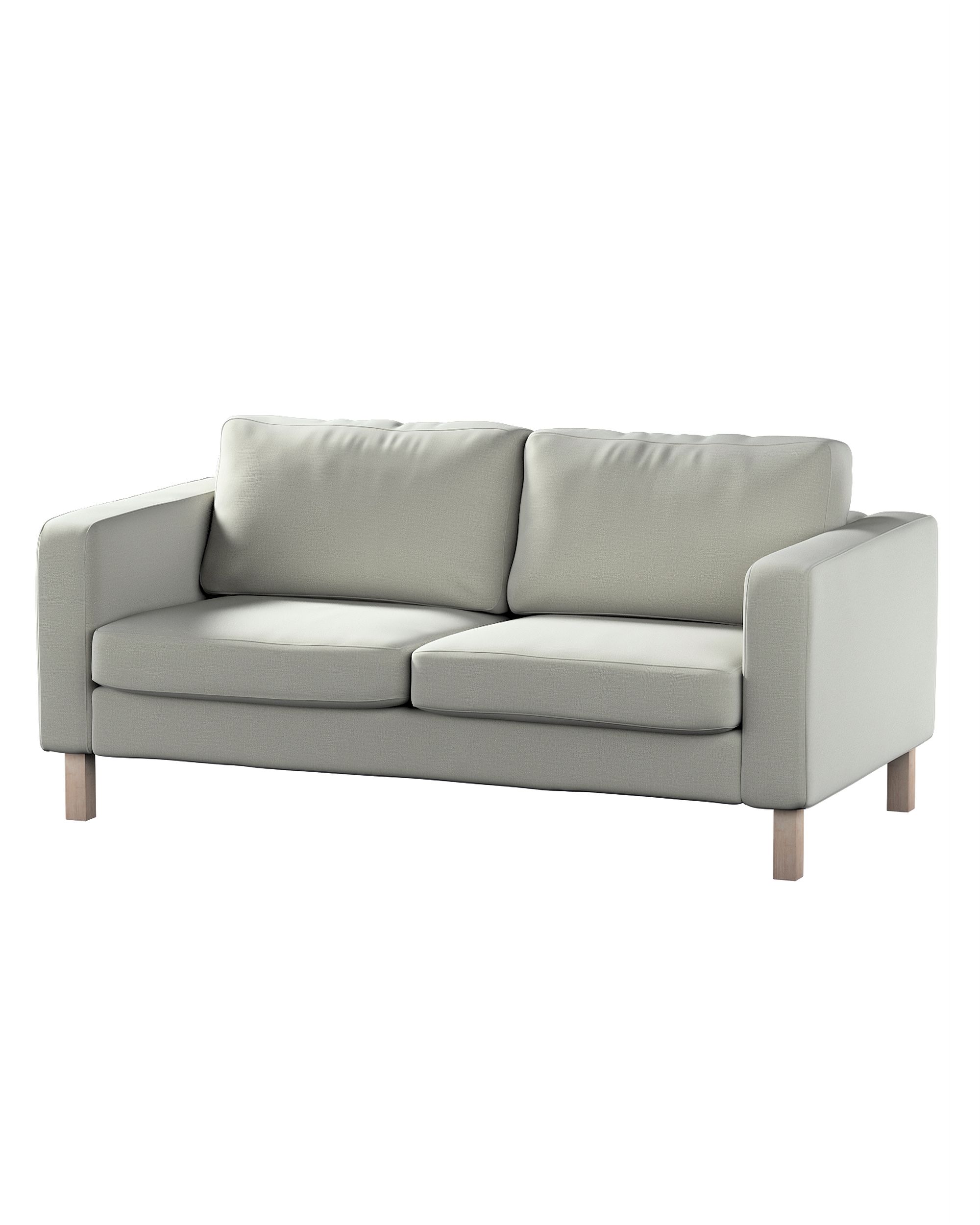 Bezug für Karlstad 2-Sitzer Sofa nicht ausklappbar Farbe grün Stoff samt