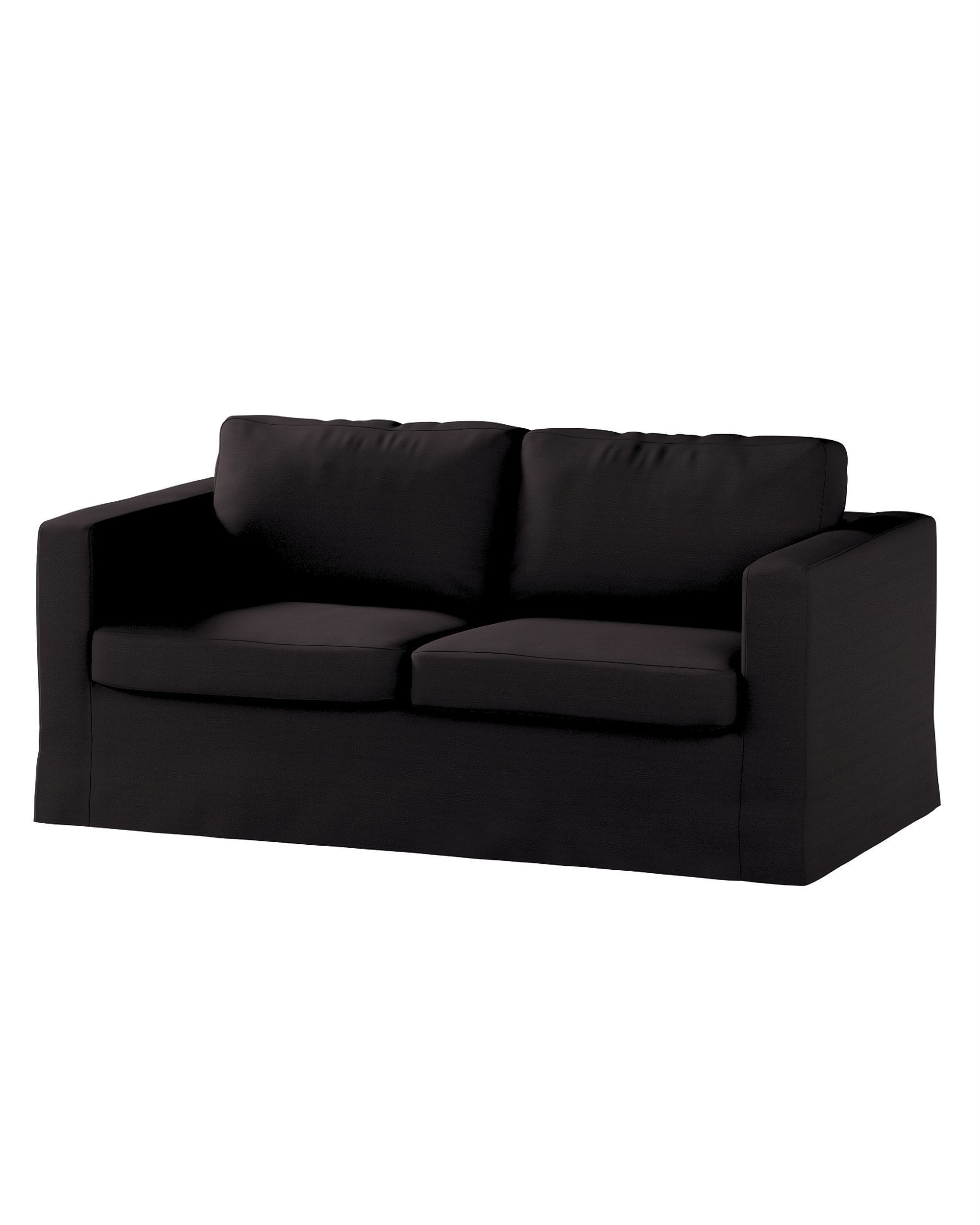Bezug für Karlstad 2-Sitzer Sofa nicht ausklappbar, lang Farbe grau