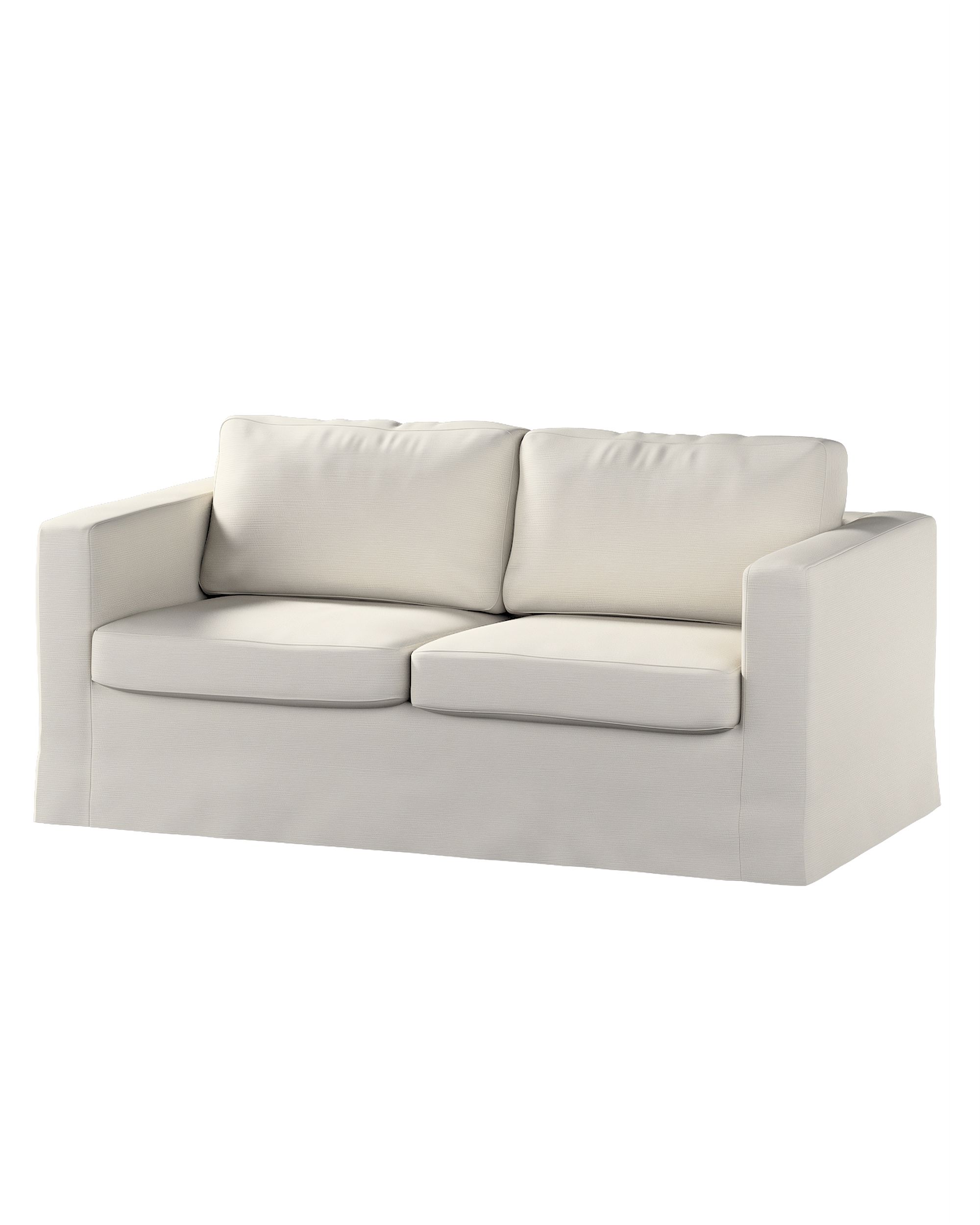 Bezug für Karlstad 2-Sitzer Sofa nicht ausklappbar, lang Farbe grau