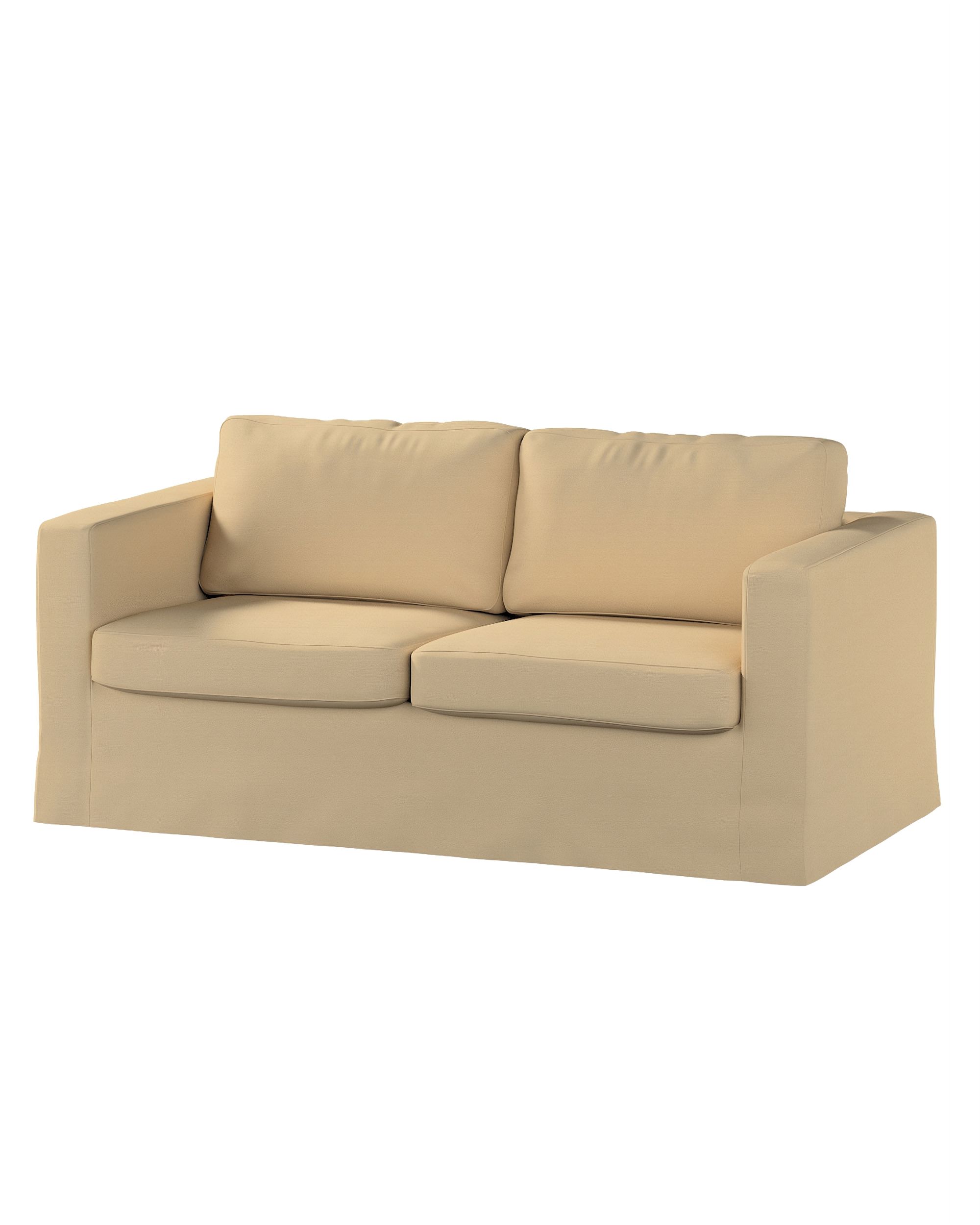 Bezug für Karlstad 2-Sitzer Sofa nicht ausklappbar, lang Farbe beige