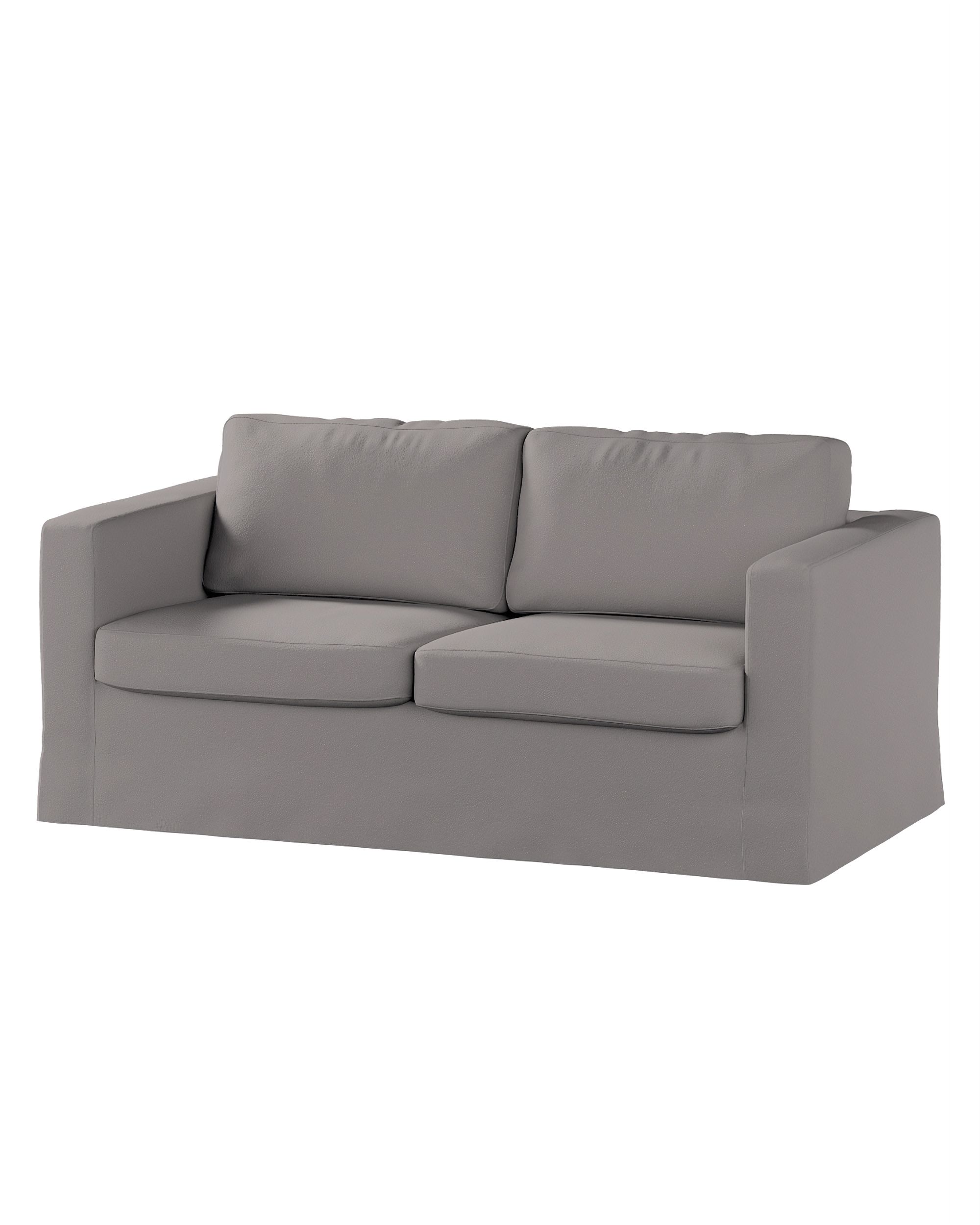 Bezug für Karlstad 2-Sitzer Sofa nicht ausklappbar, lang Farbe beige Stoff strukturiert