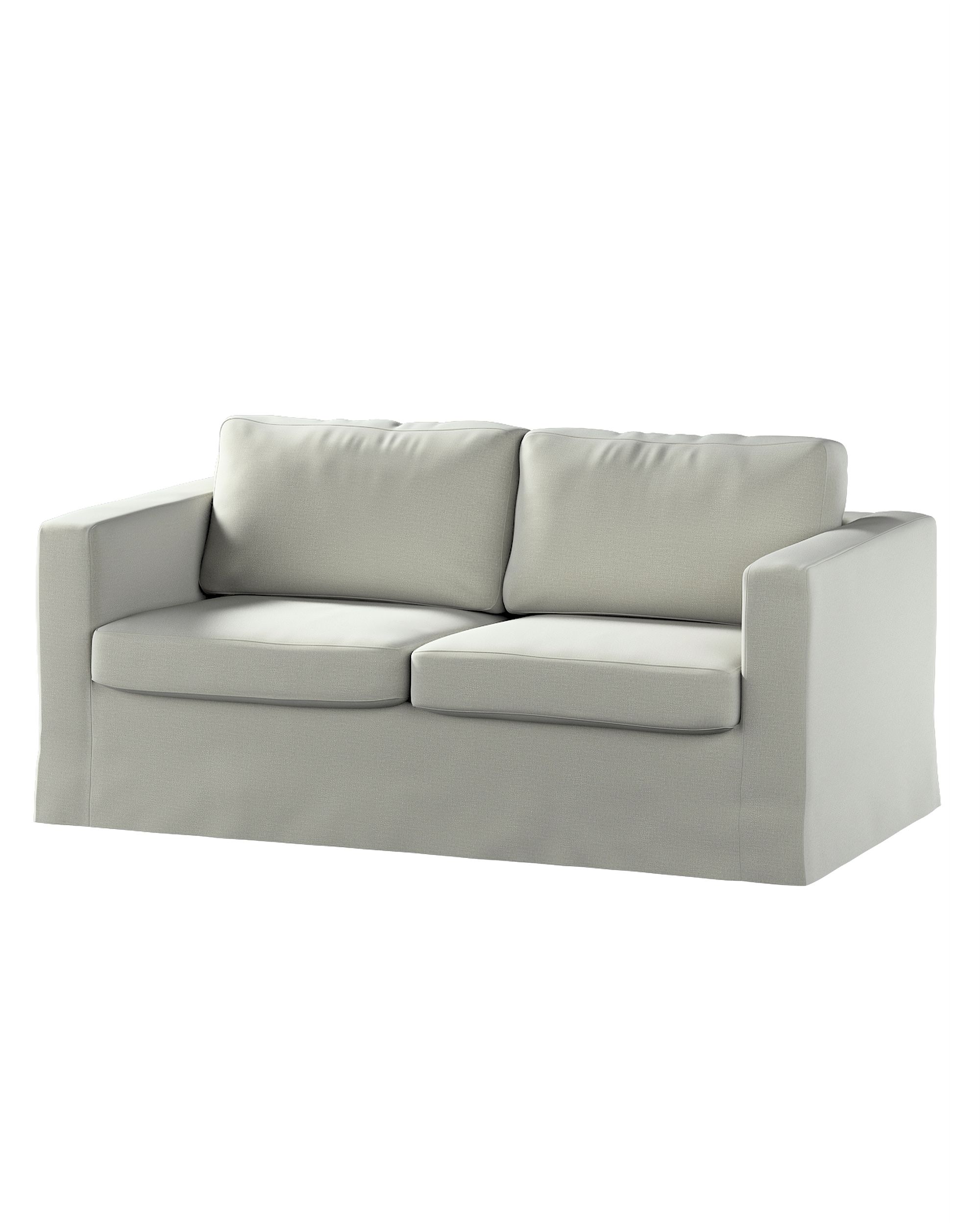 Bezug für Karlstad 2-Sitzer Sofa nicht ausklappbar, lang Farbe grün Stoff samt