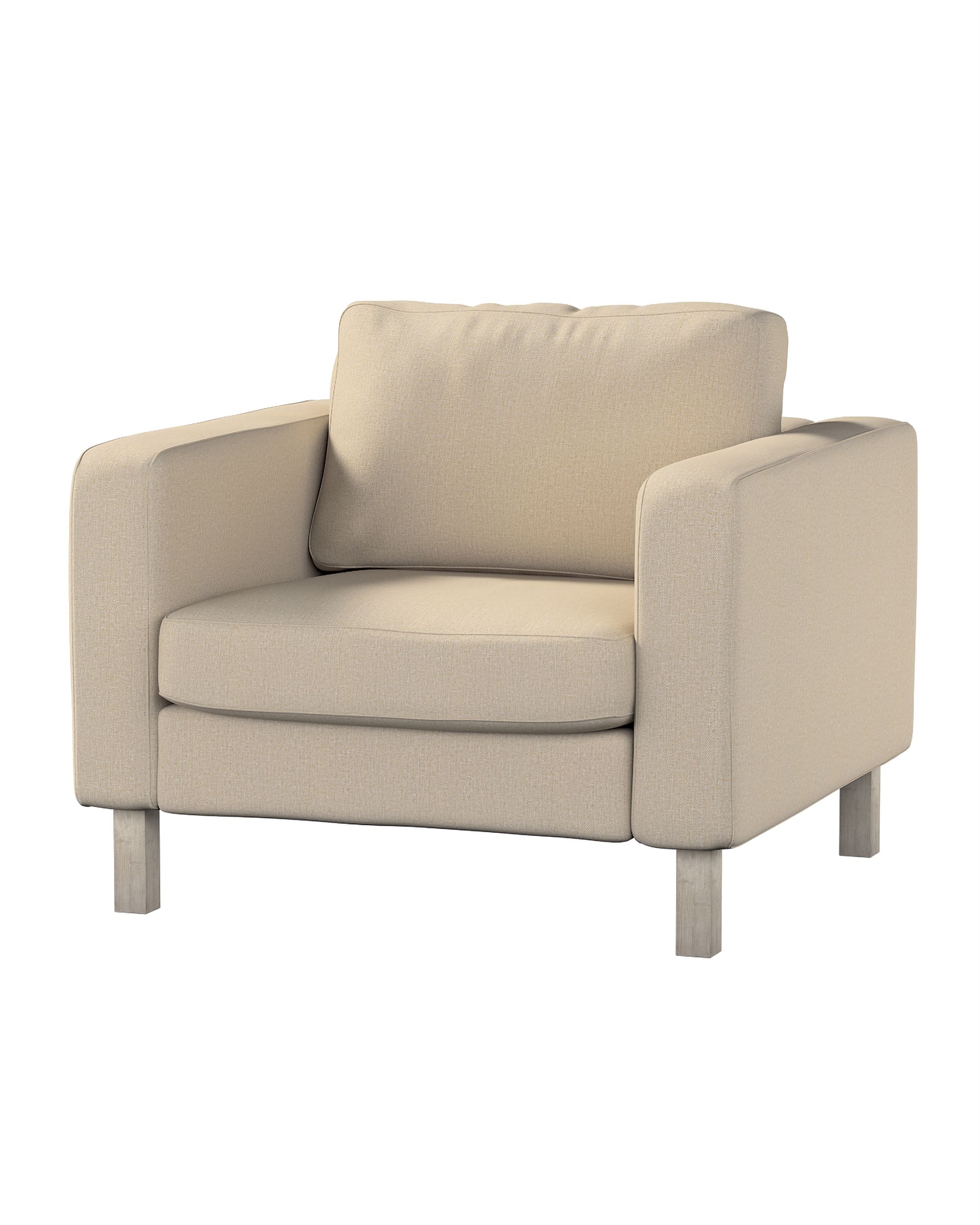 Bezug für Karlstad Sessel Farbe beige Stoff strukturiert
