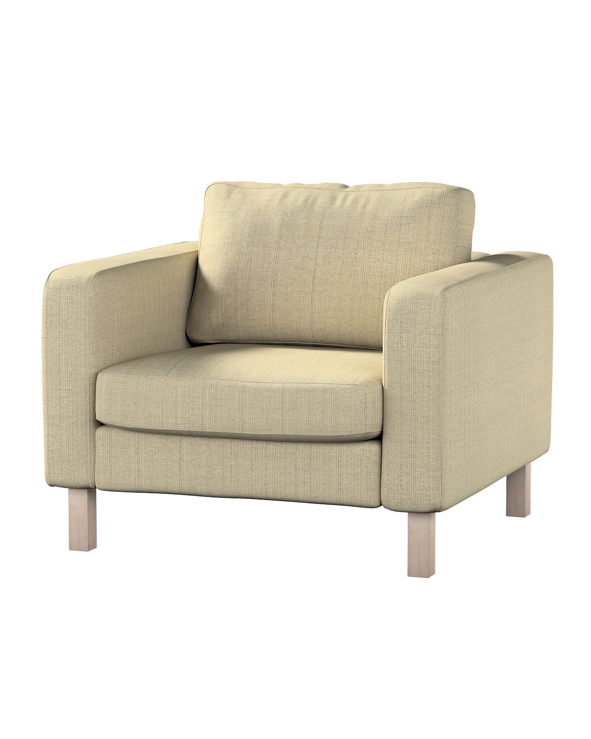 Bezug für Karlstad Sessel Farbe beige Stoff strukturiert