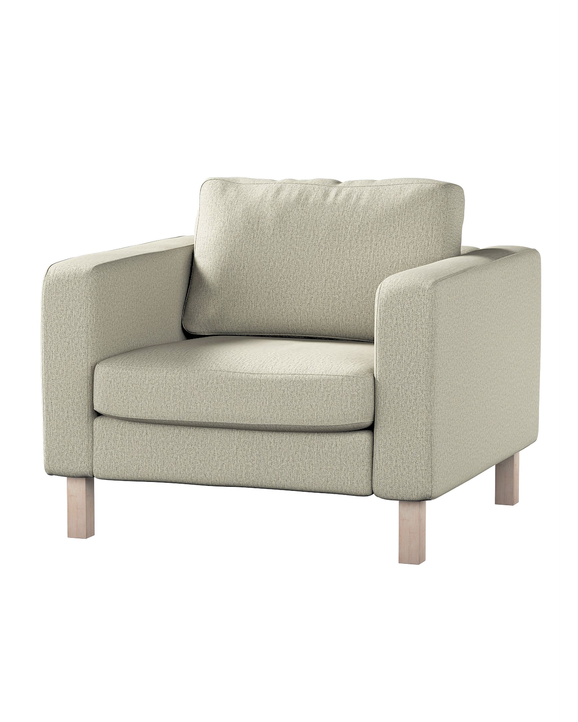 Bezug für Karlstad Sessel Farbe beige Stoff strukturiert