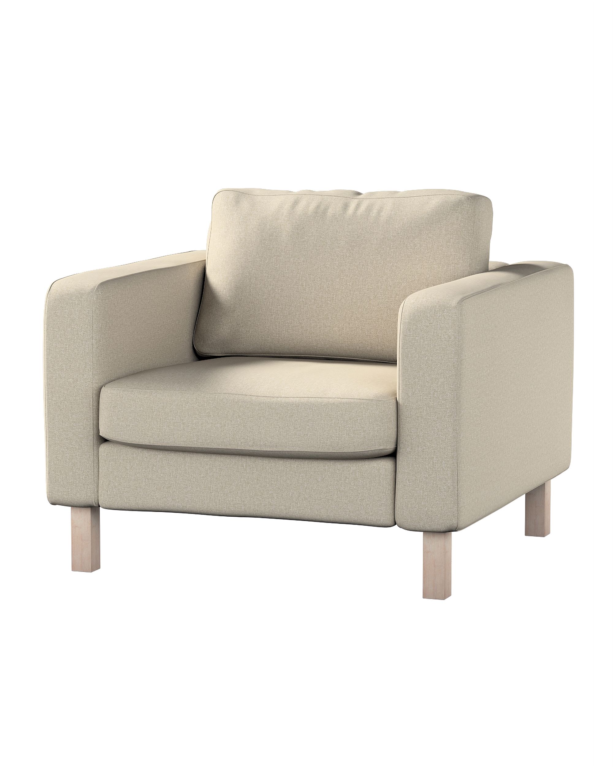 Bezug für Karlstad Sessel Farbe beige Stoff strukturiert