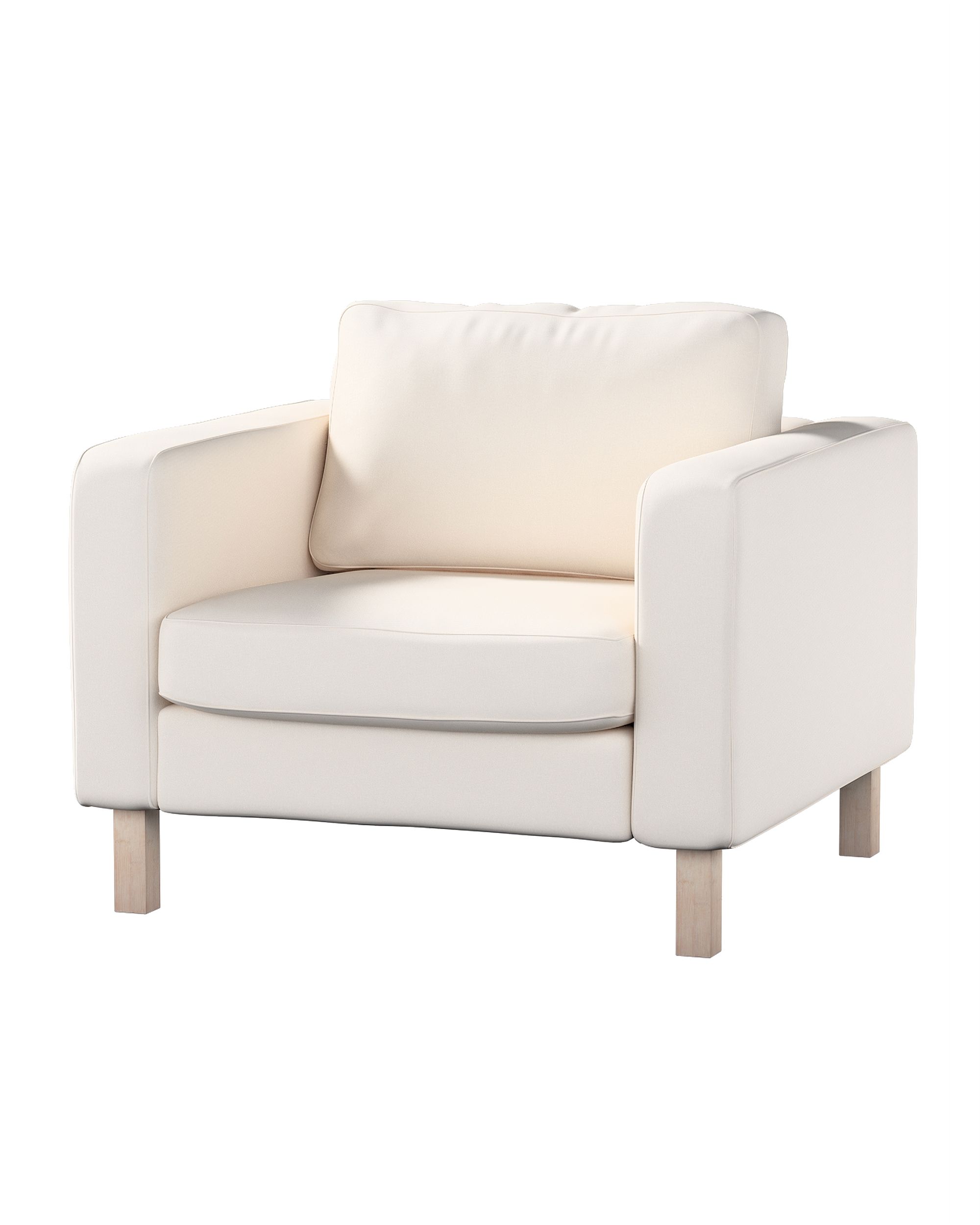 Bezug für Karlstad Sessel Farbe beige Stoff strukturiert