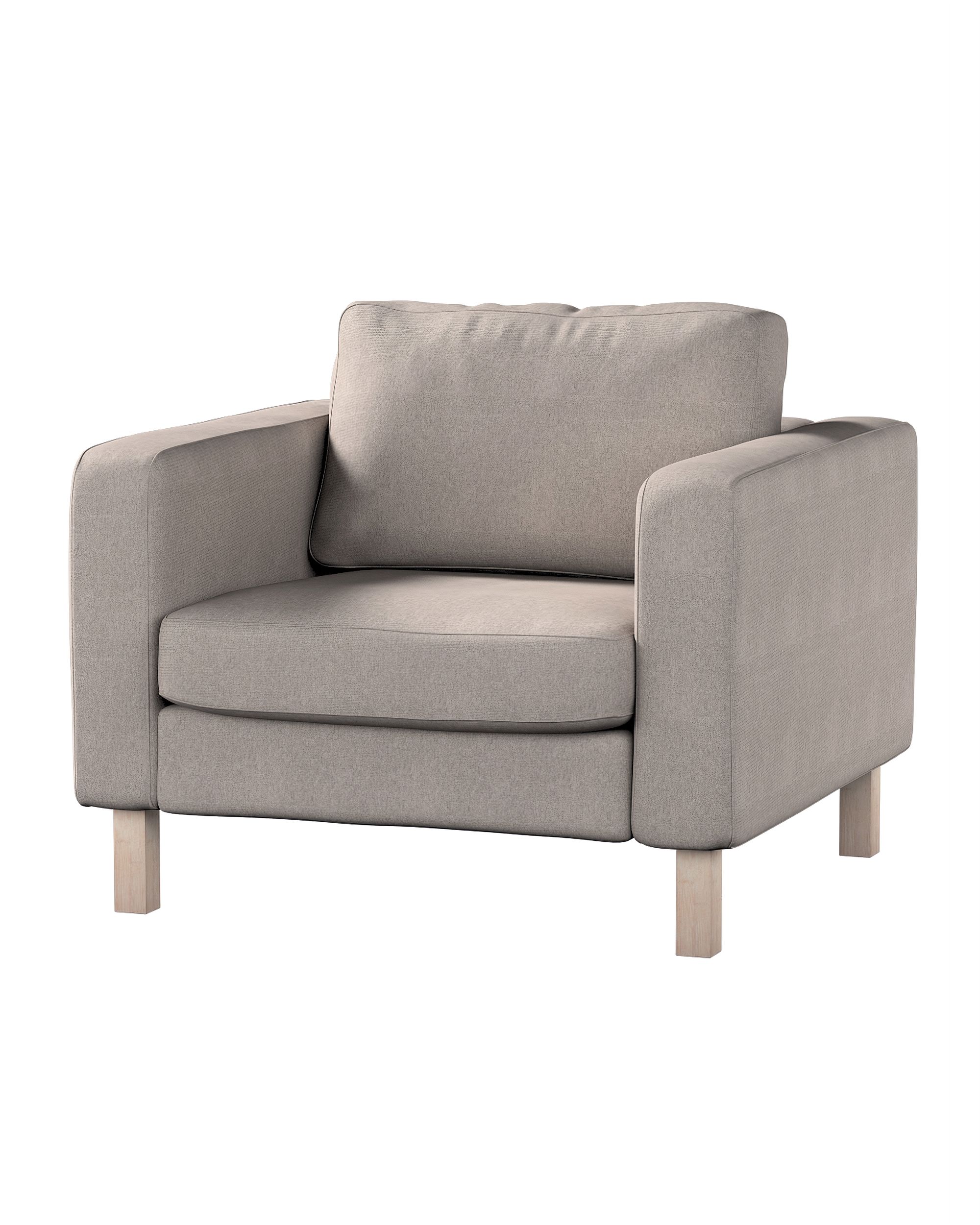 Bezug für Karlstad Sessel Farbe beige Stoff strukturiert
