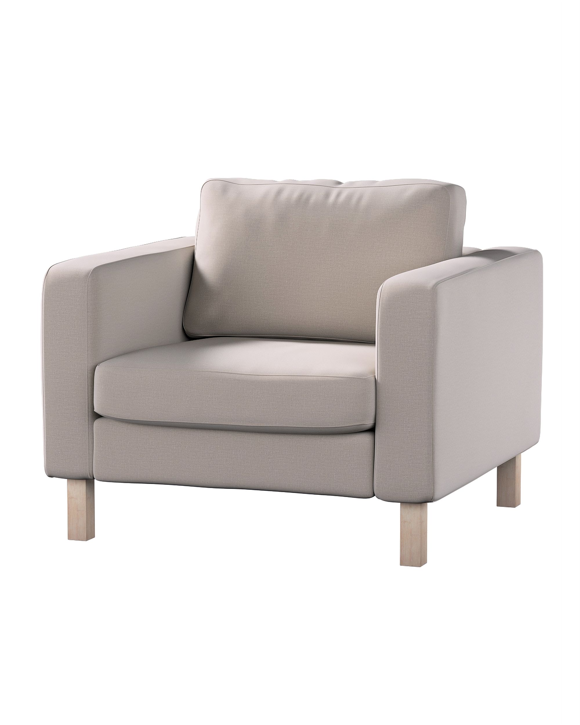 Bezug für Karlstad Sessel Farbe beige Stoff samt