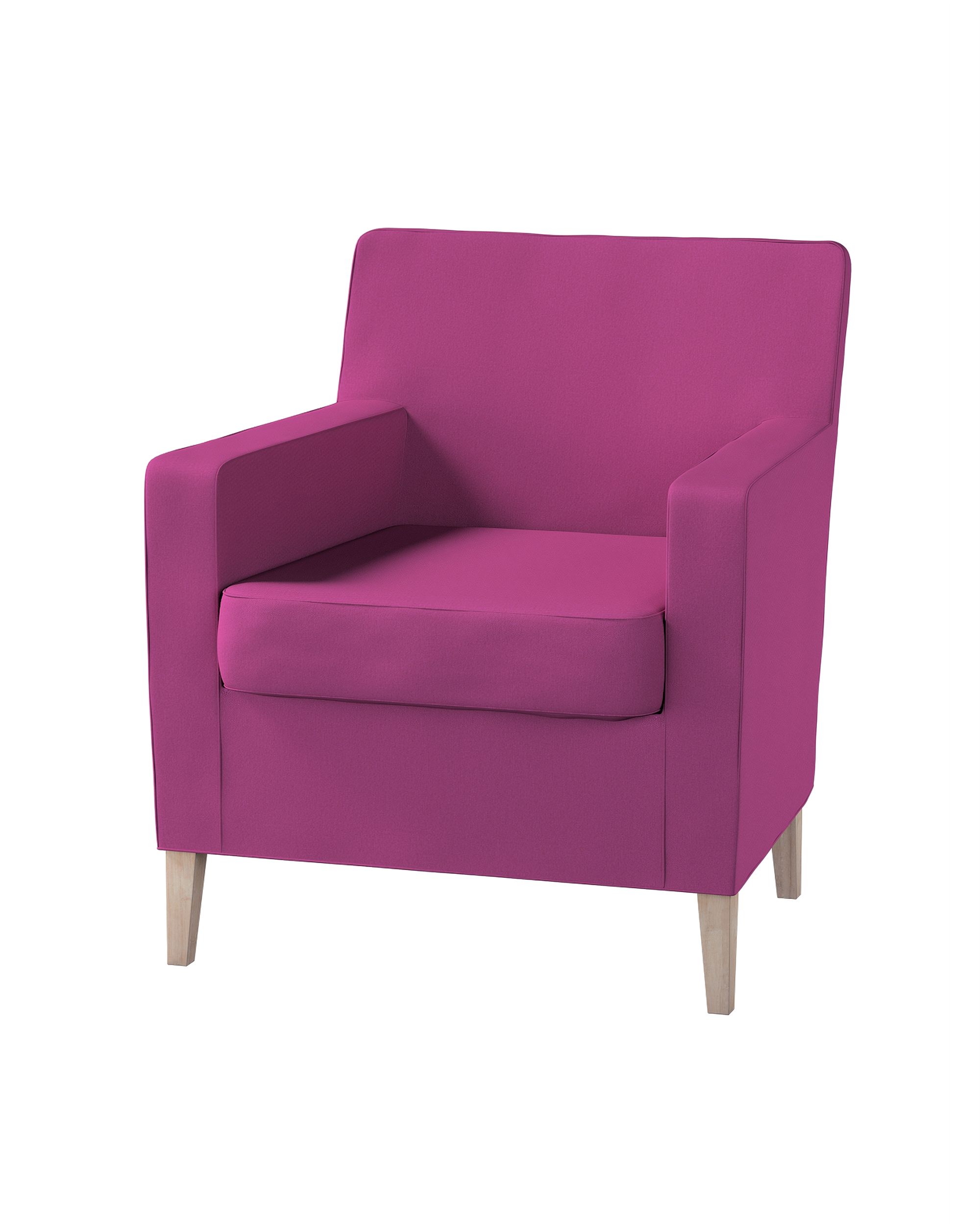 Bezug für Karlstad Sessel (hoch) Farbe rosa Stoff strukturiert