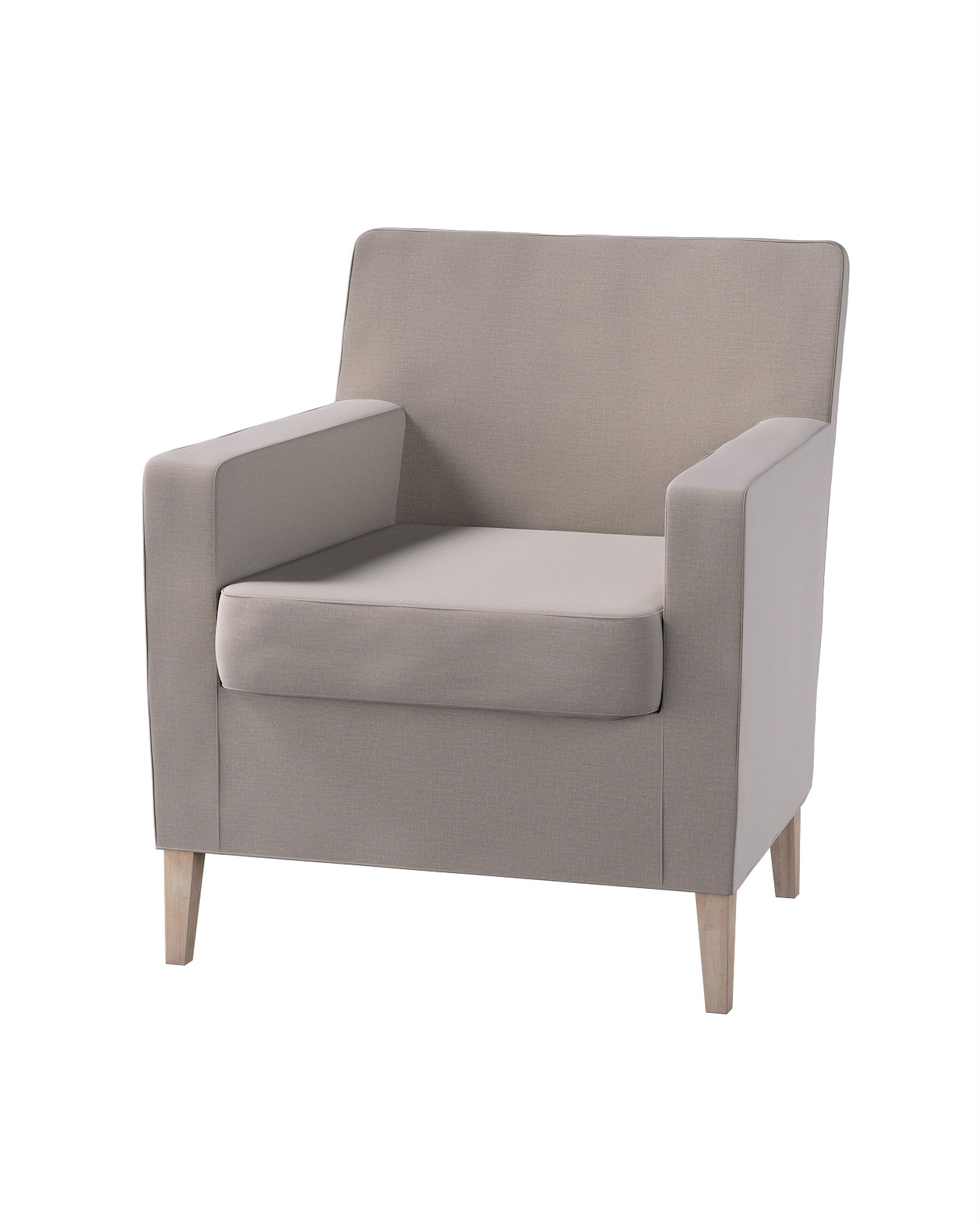 Bezug für Karlstad Sessel (hoch) Farbe beige Stoff samt