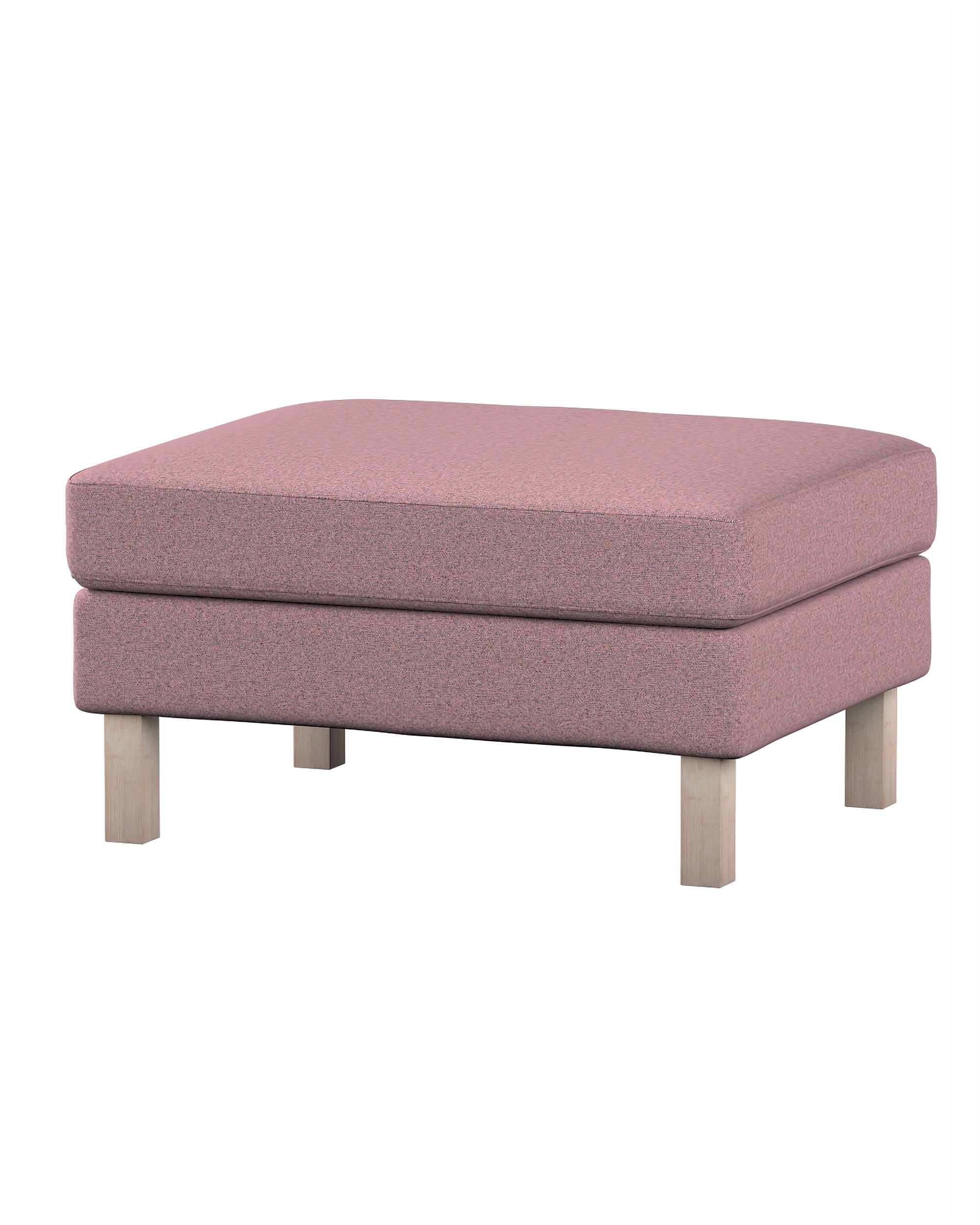 Bezug für Karlstad Hocker Farbe rosa Stoff strukturiert