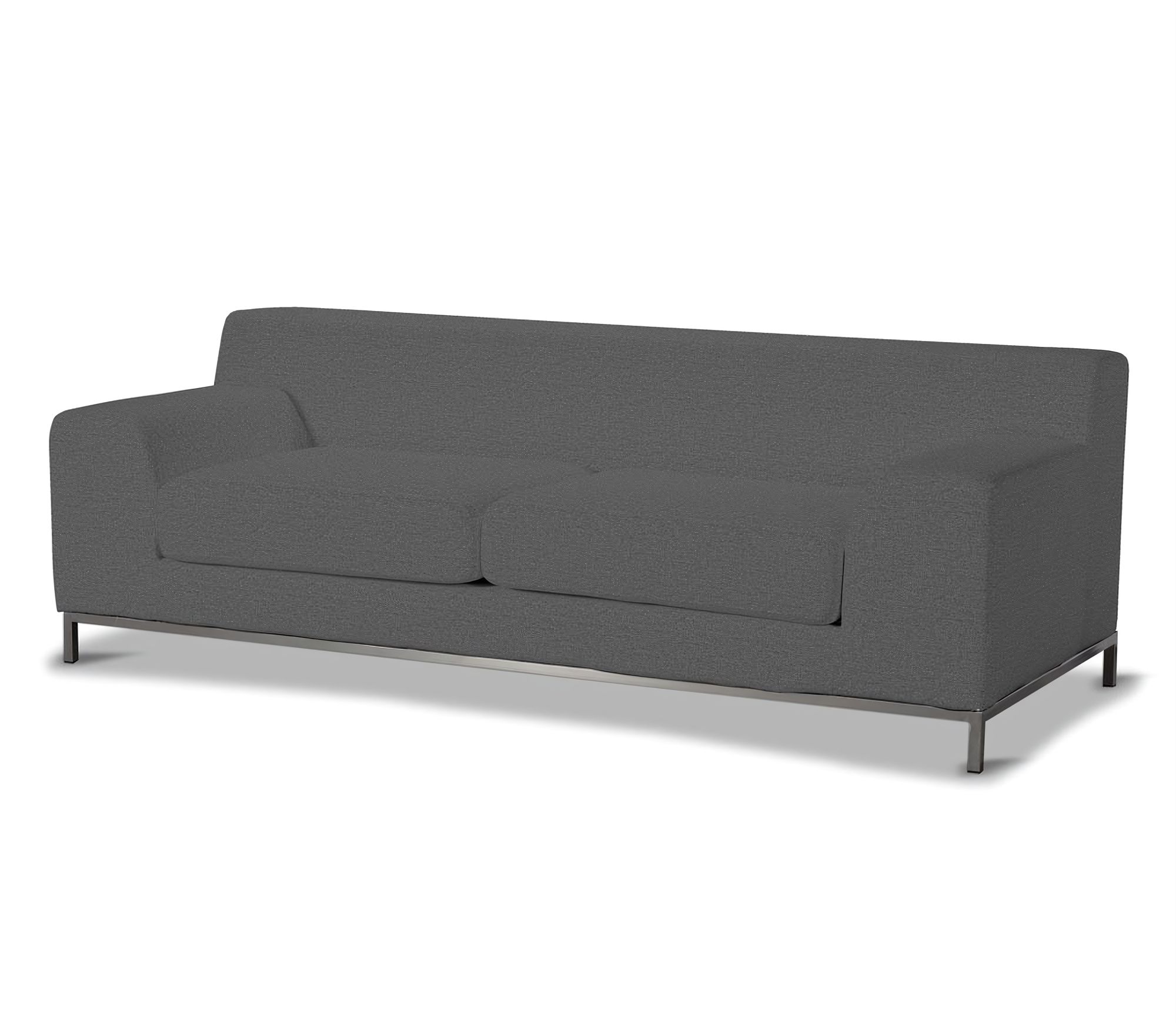 Bezug für Kramfors 3-Sitzer Sofa Farbe grau Stoff strukturiert