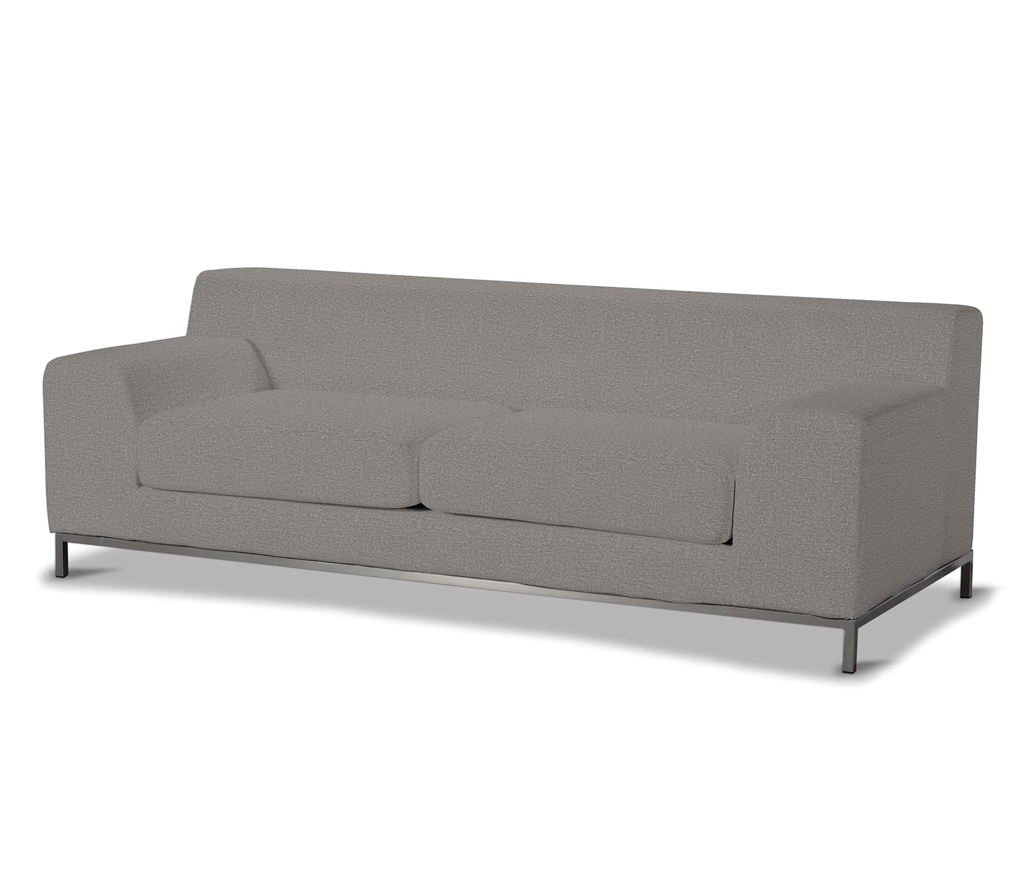 Bezug für Kramfors 3-Sitzer Sofa Farbe grau Stoff strukturiert