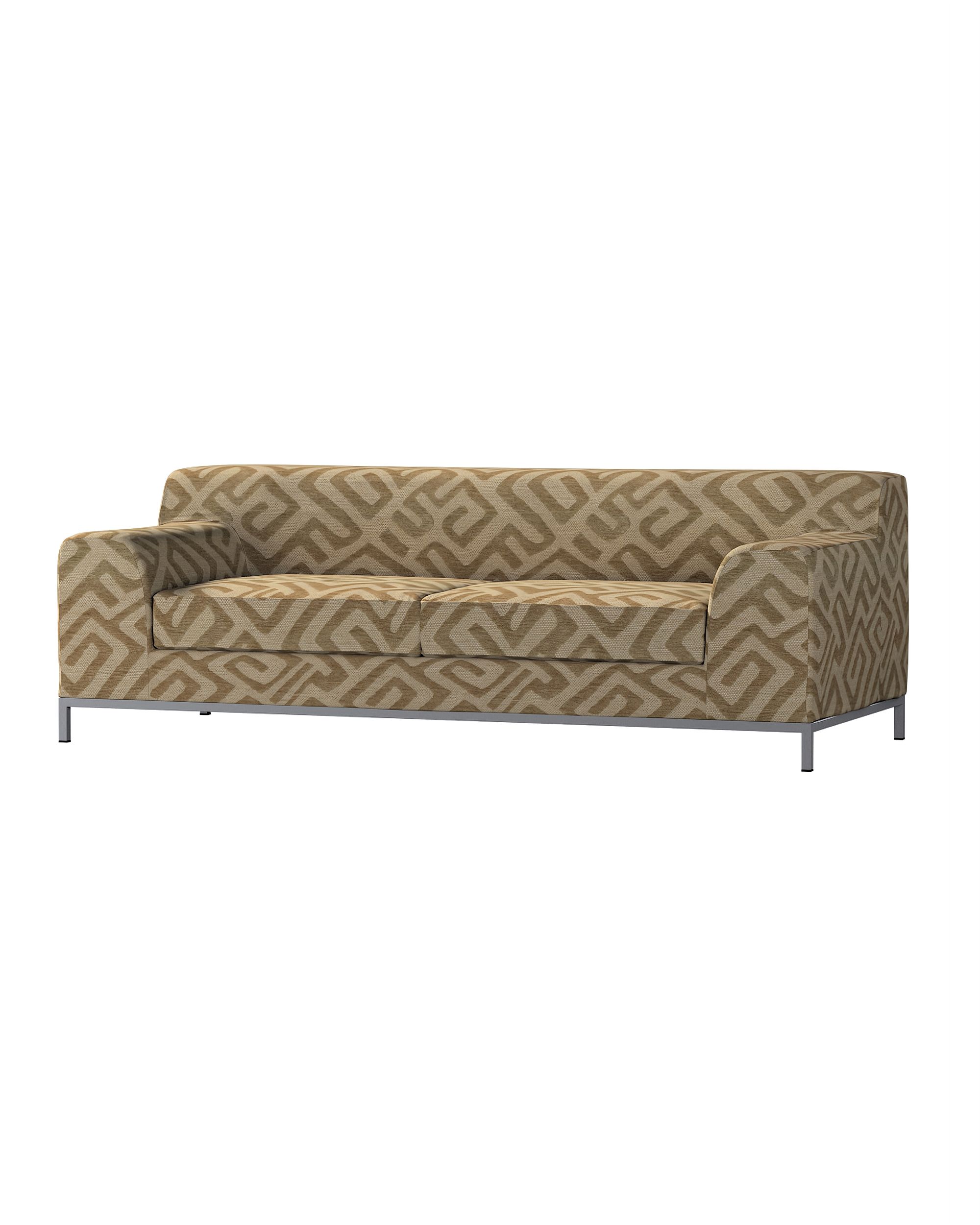 Bezug für Kramfors 3-Sitzer Sofa Farbe beige Stoff strukturiert, gemustert