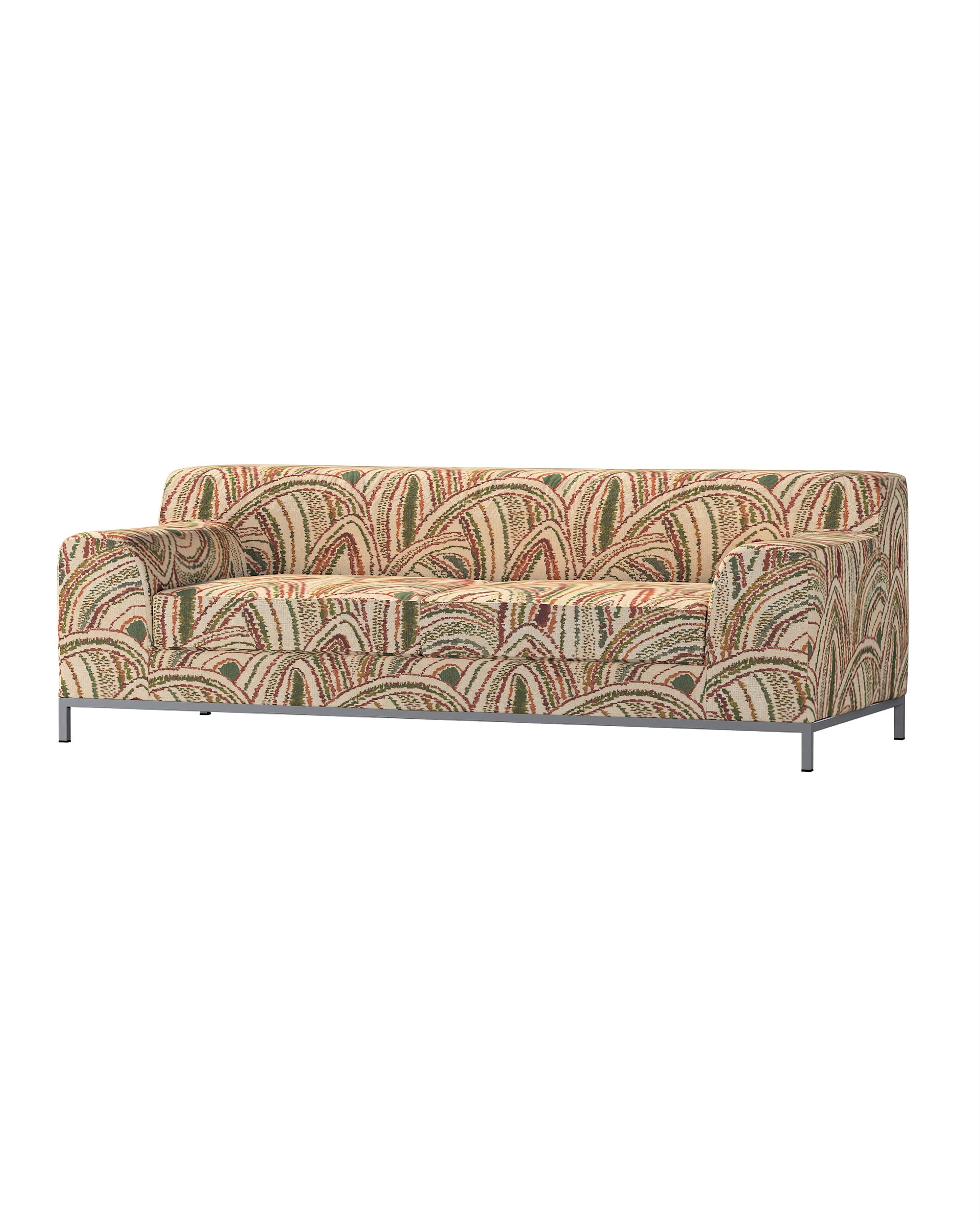 Bezug für Kramfors 3-Sitzer Sofa Farbe bunt Stoff strukturiert, gemustert