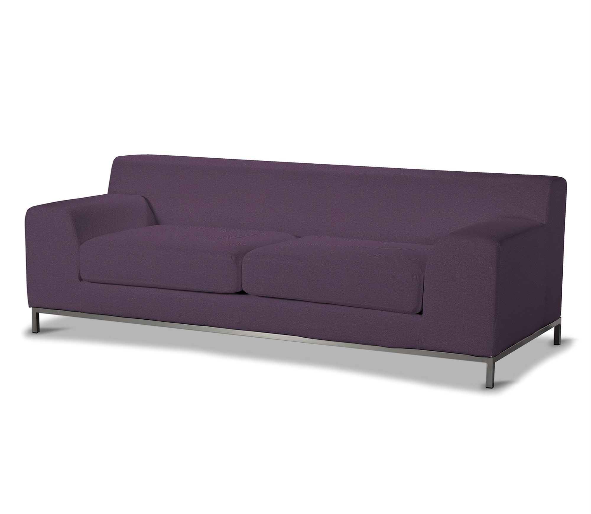 Bezug für Kramfors 3-Sitzer Sofa Farbe violett Stoff strukturiert