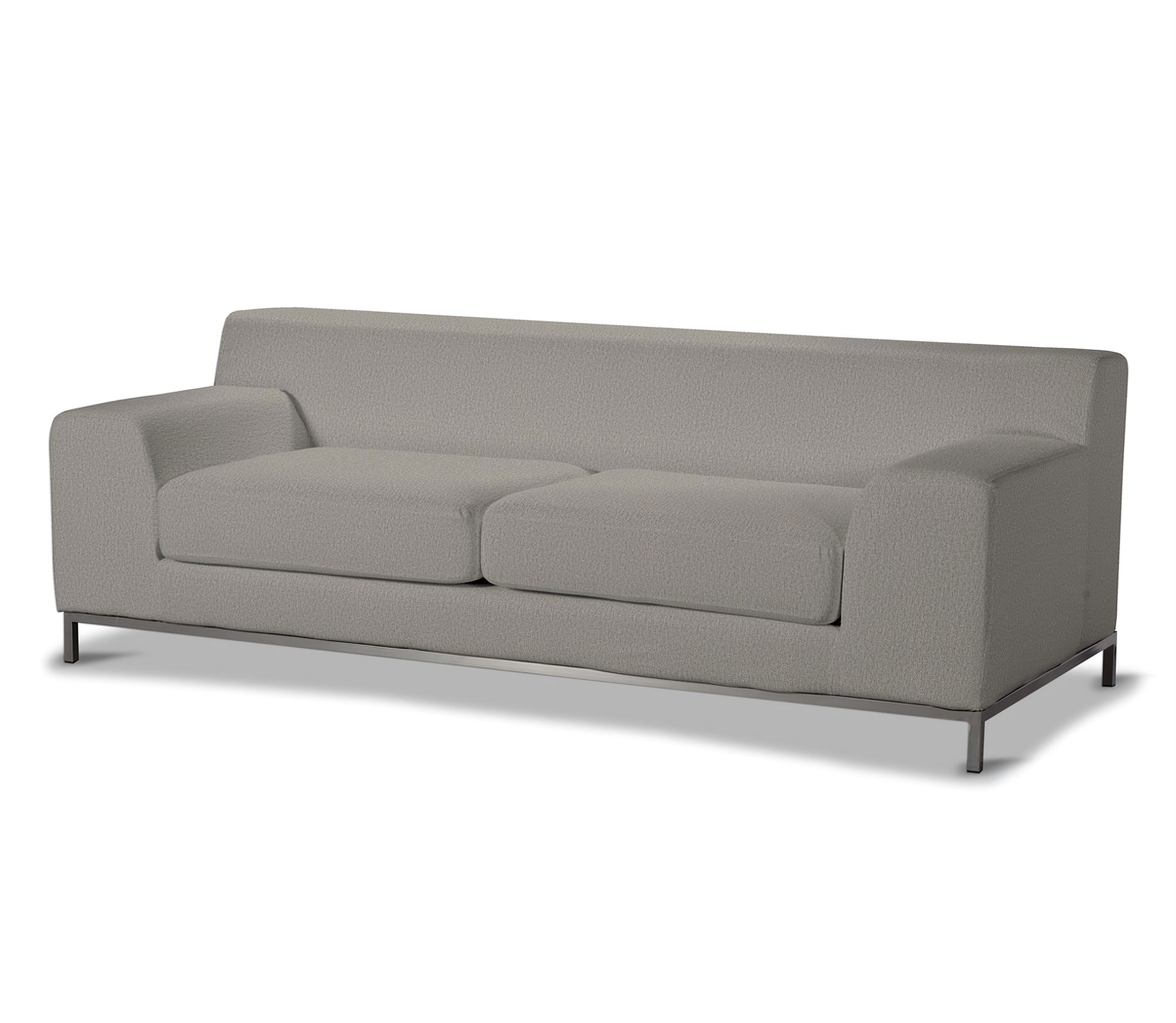 Bezug für Kramfors 3-Sitzer Sofa Farbe grau Stoff strukturiert