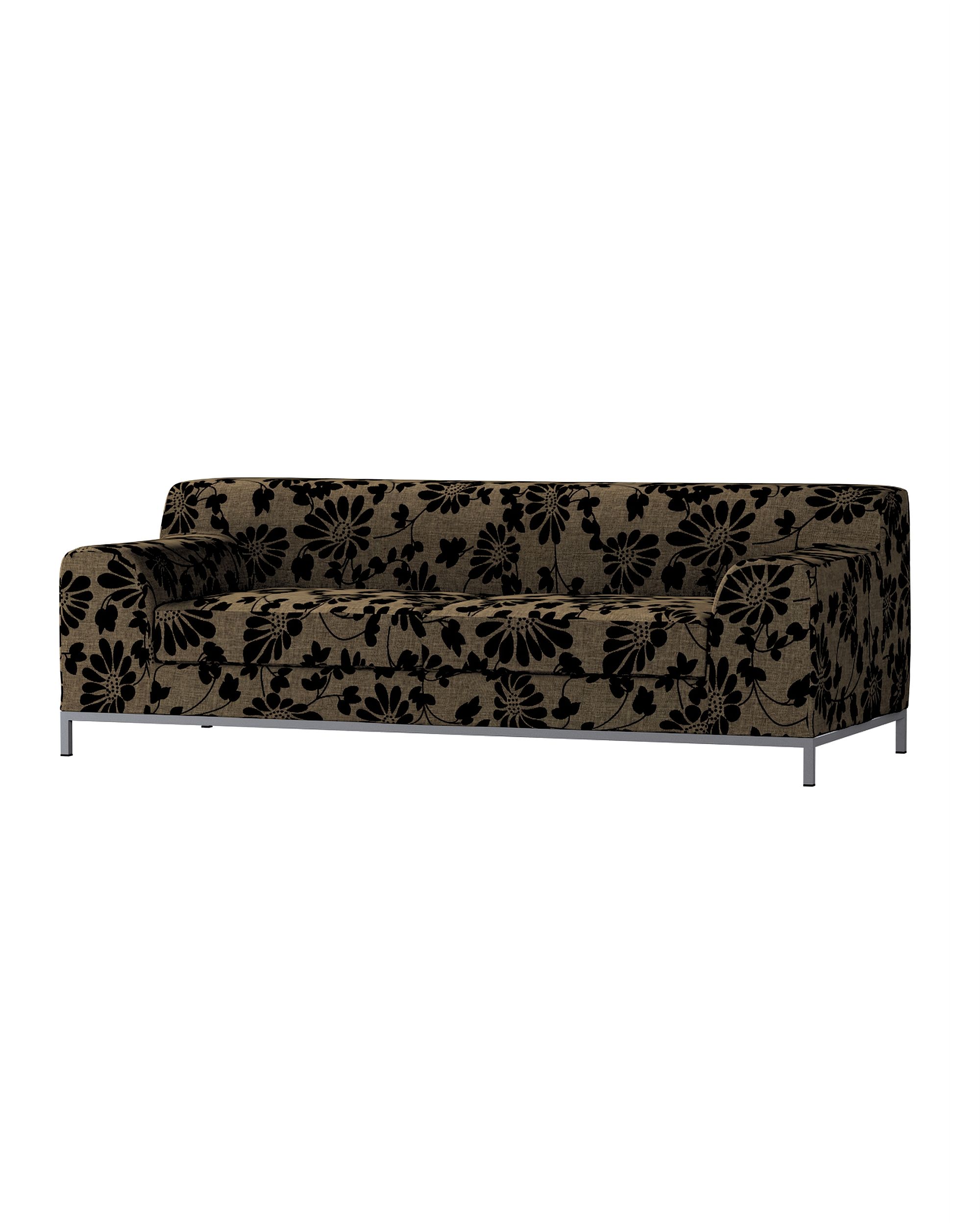 Bezug für Kramfors 3-Sitzer Sofa Farbe beige Stoff strukturiert, gemustert
