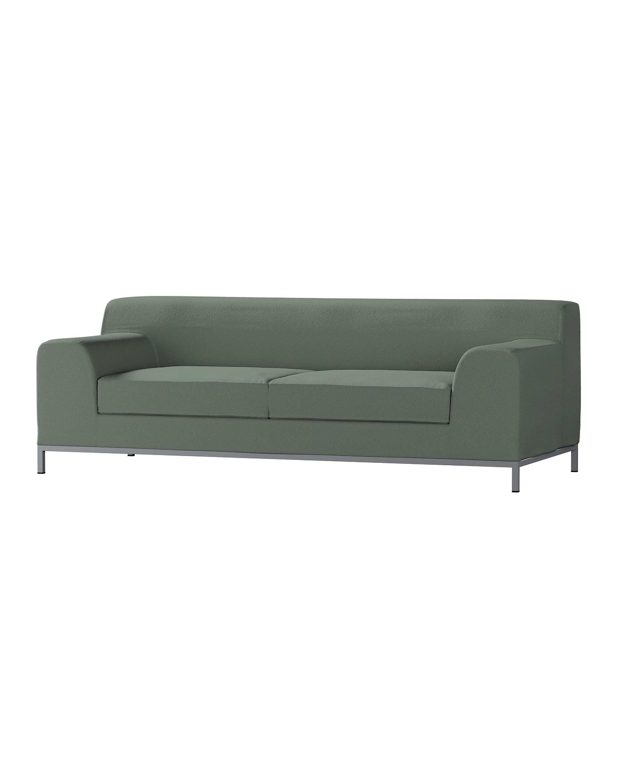 Bezug für Kramfors 3-Sitzer Sofa Farbe grün Stoff strukturiert