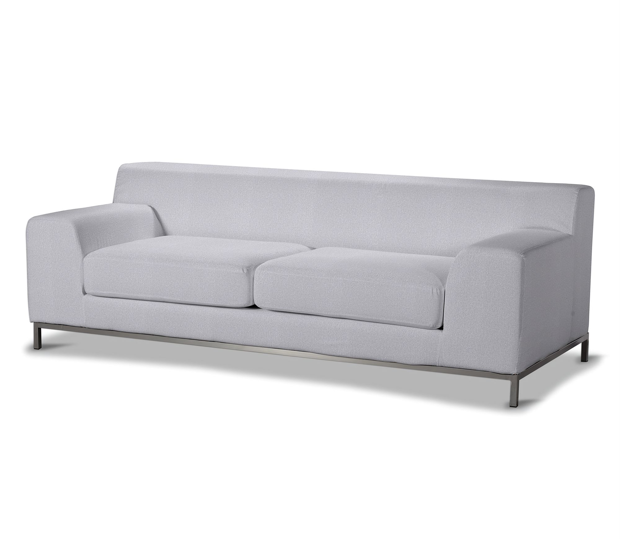 Bezug für Kramfors 3-Sitzer Sofa Farbe grau Stoff strukturiert