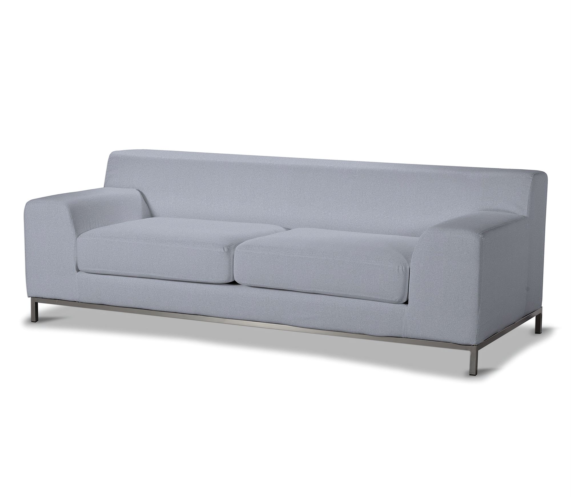 Bezug für Kramfors 3-Sitzer Sofa Farbe blau Stoff strukturiert
